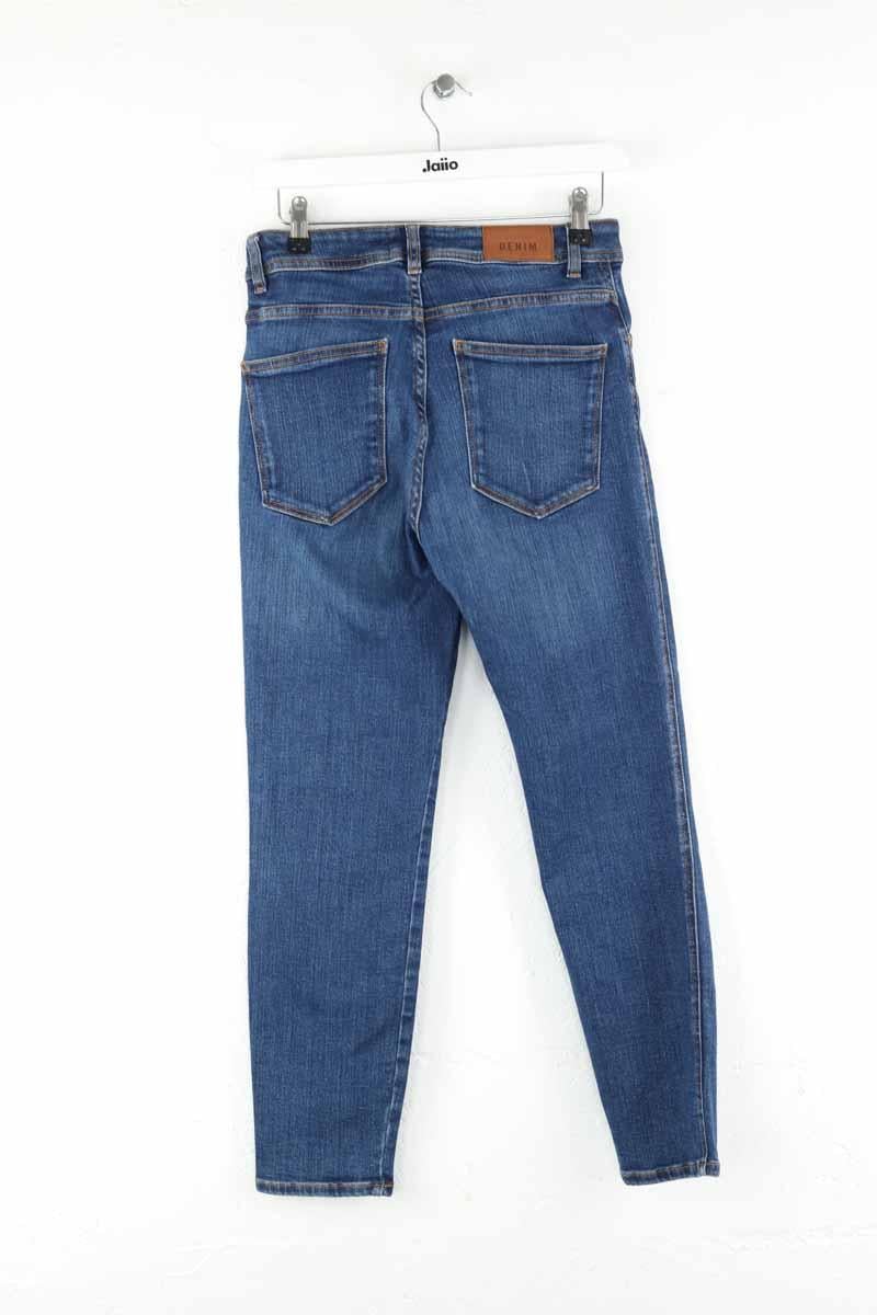 Cotton skinny jeans SEZANE - Seconde main Blue