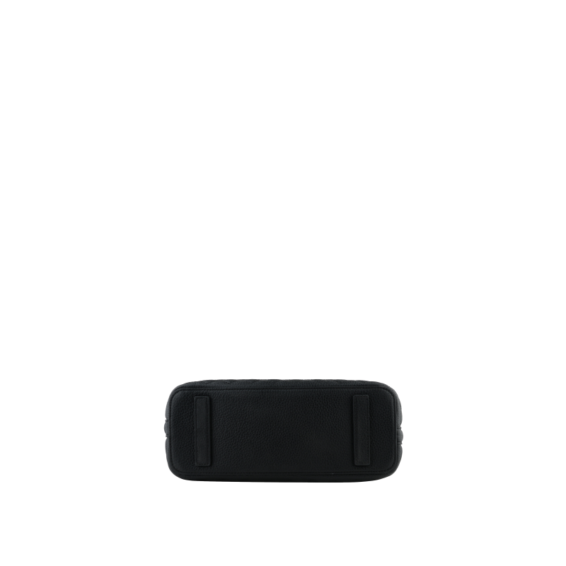 Satchel - cowhide leather POURCHET Black