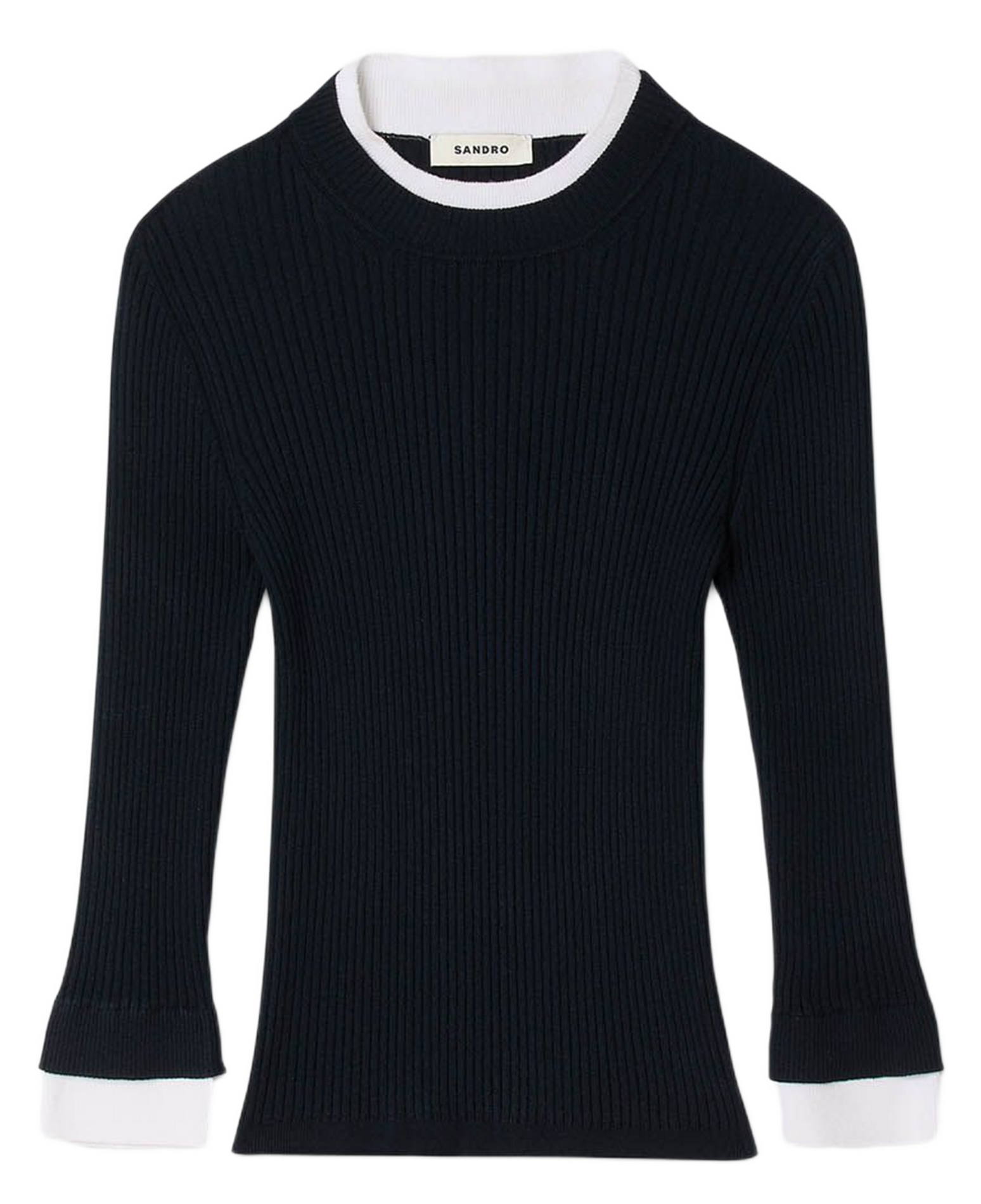 High-neck sweater SANDRO Blue