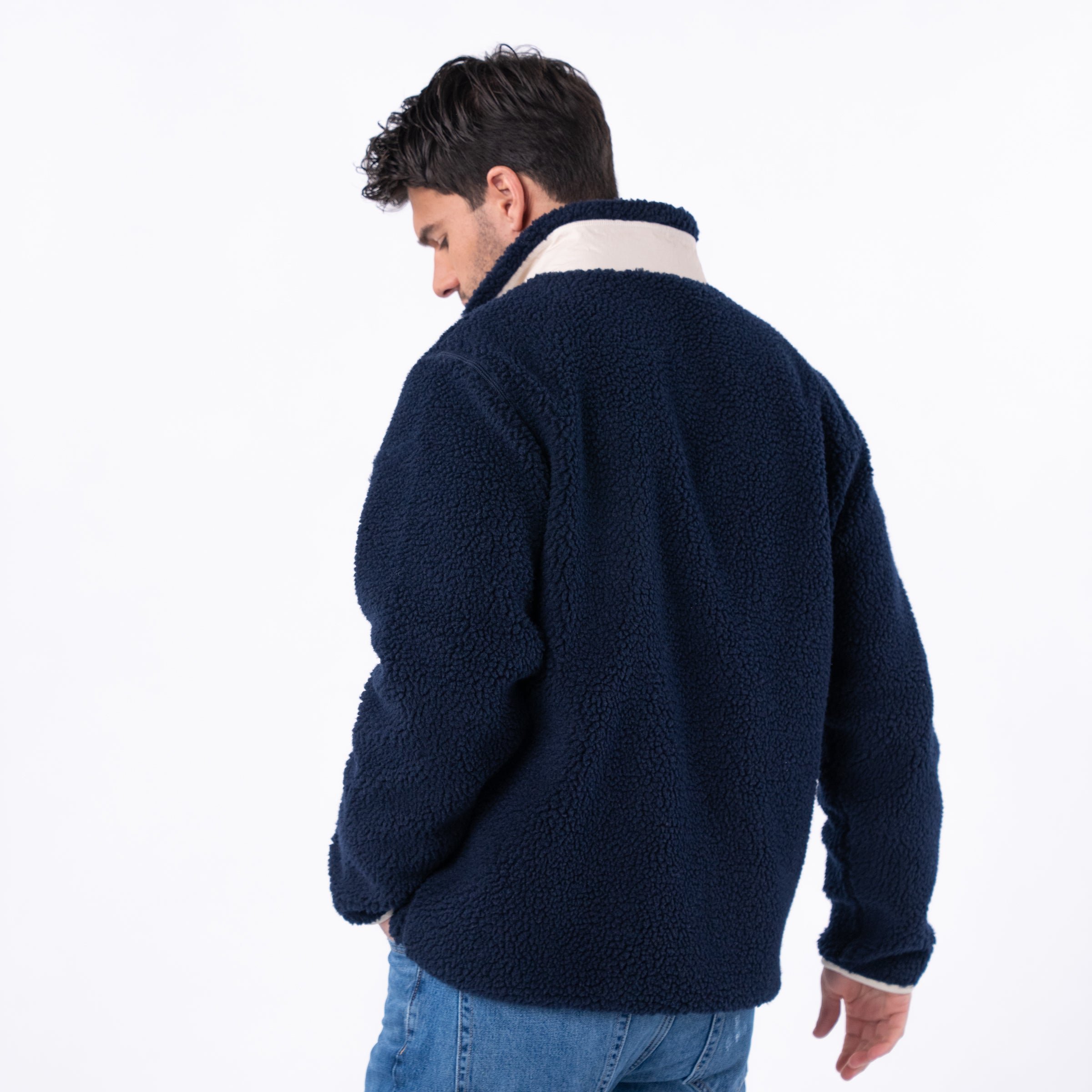 Sherpa zip-up jacket BILLYBELT Blue