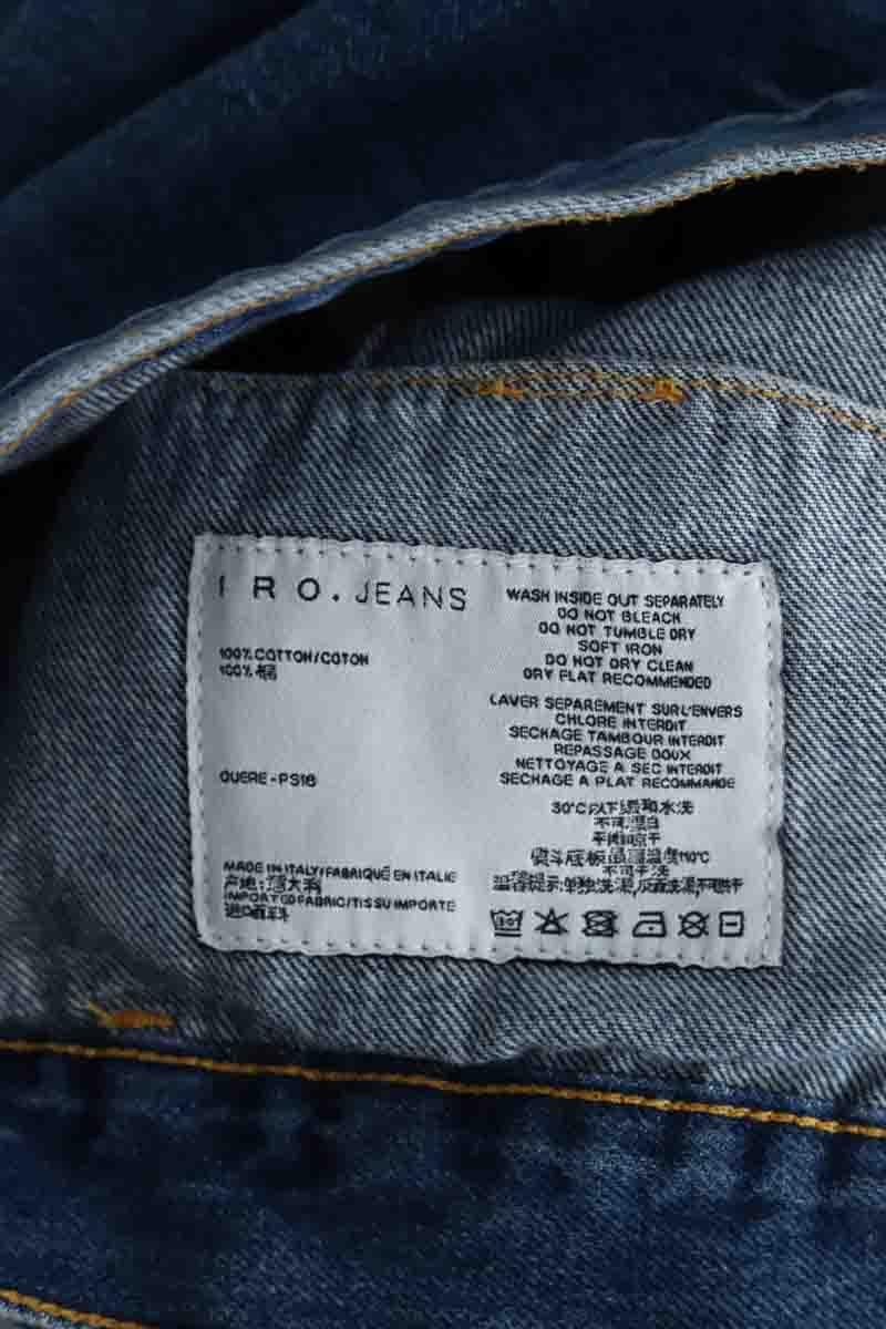 Cotton jacket IRO - Seconde Main Blue