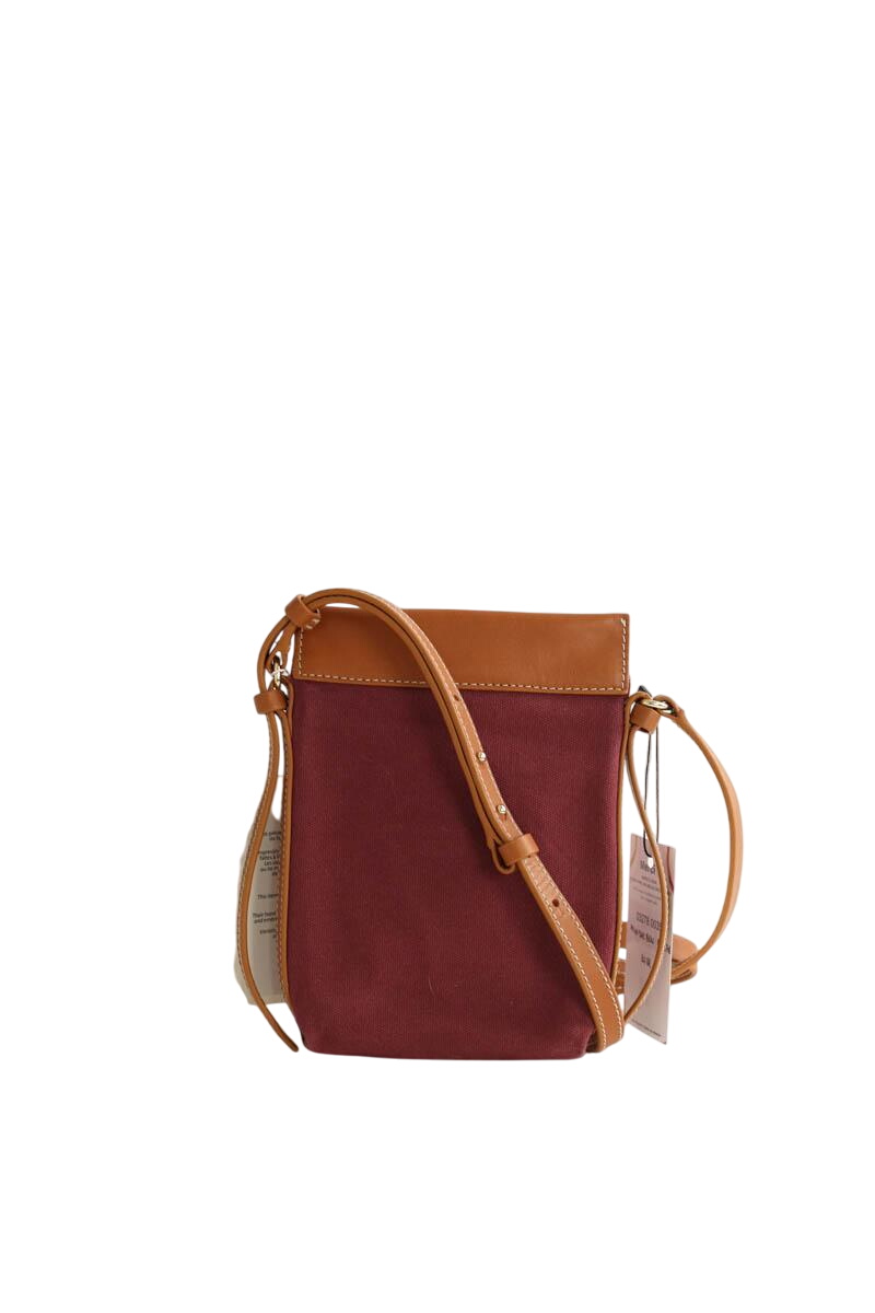 Cotton crossbody bag ANTIK BATIK - Seconde Main Red