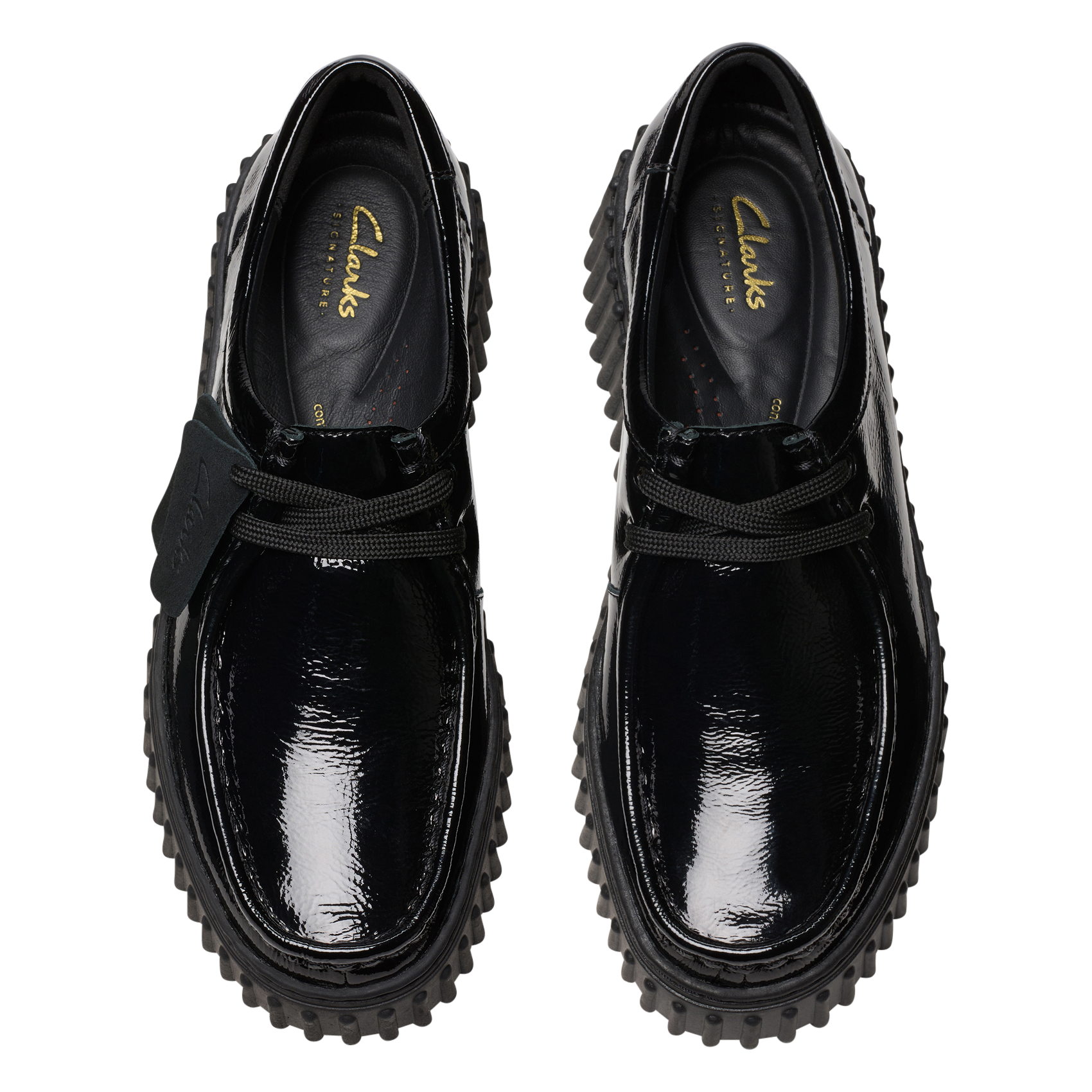 La Crâneuse patent leather Derby shoes CLARKS Black