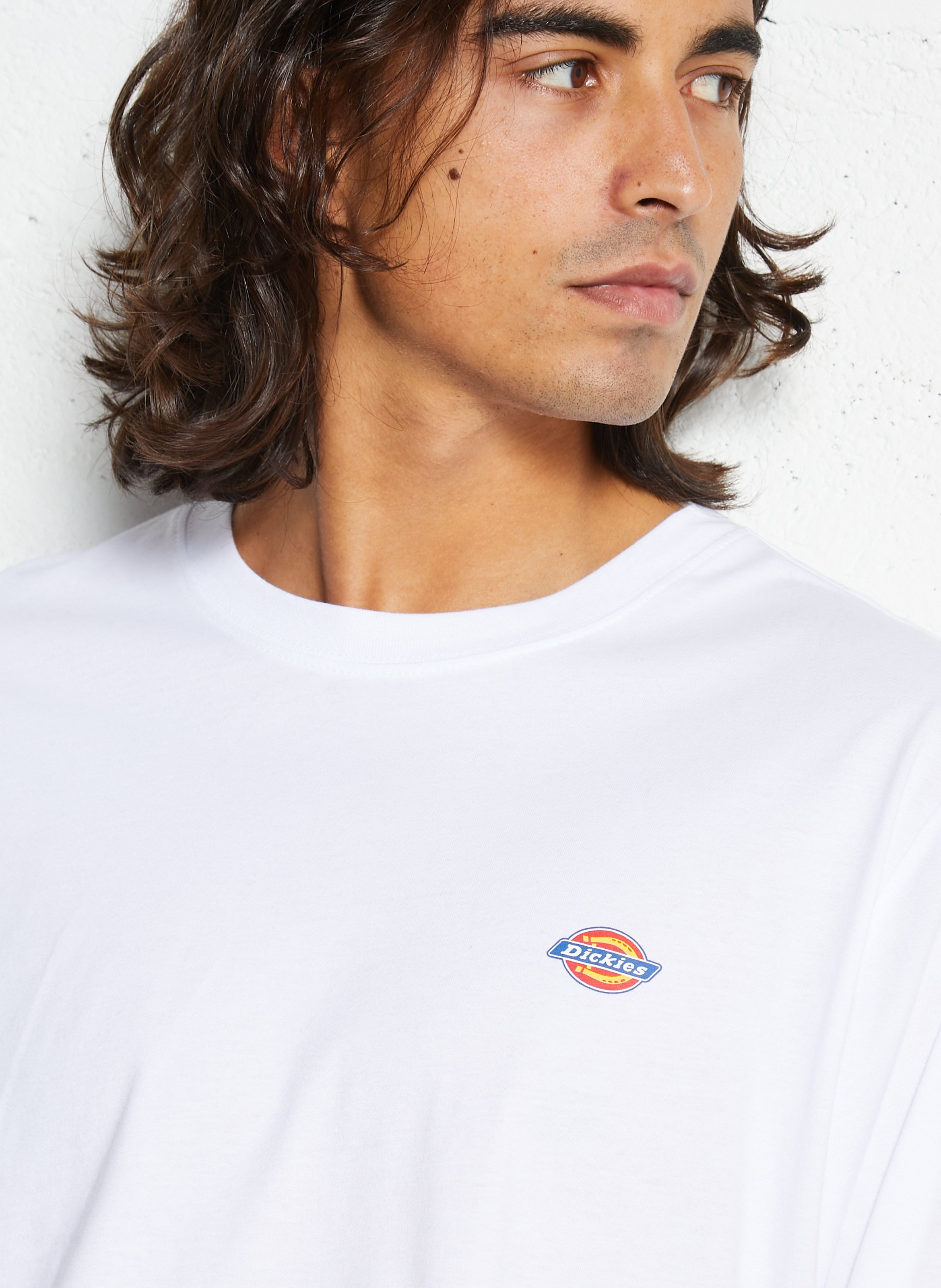 Effen T-shirt DICKIES Wit