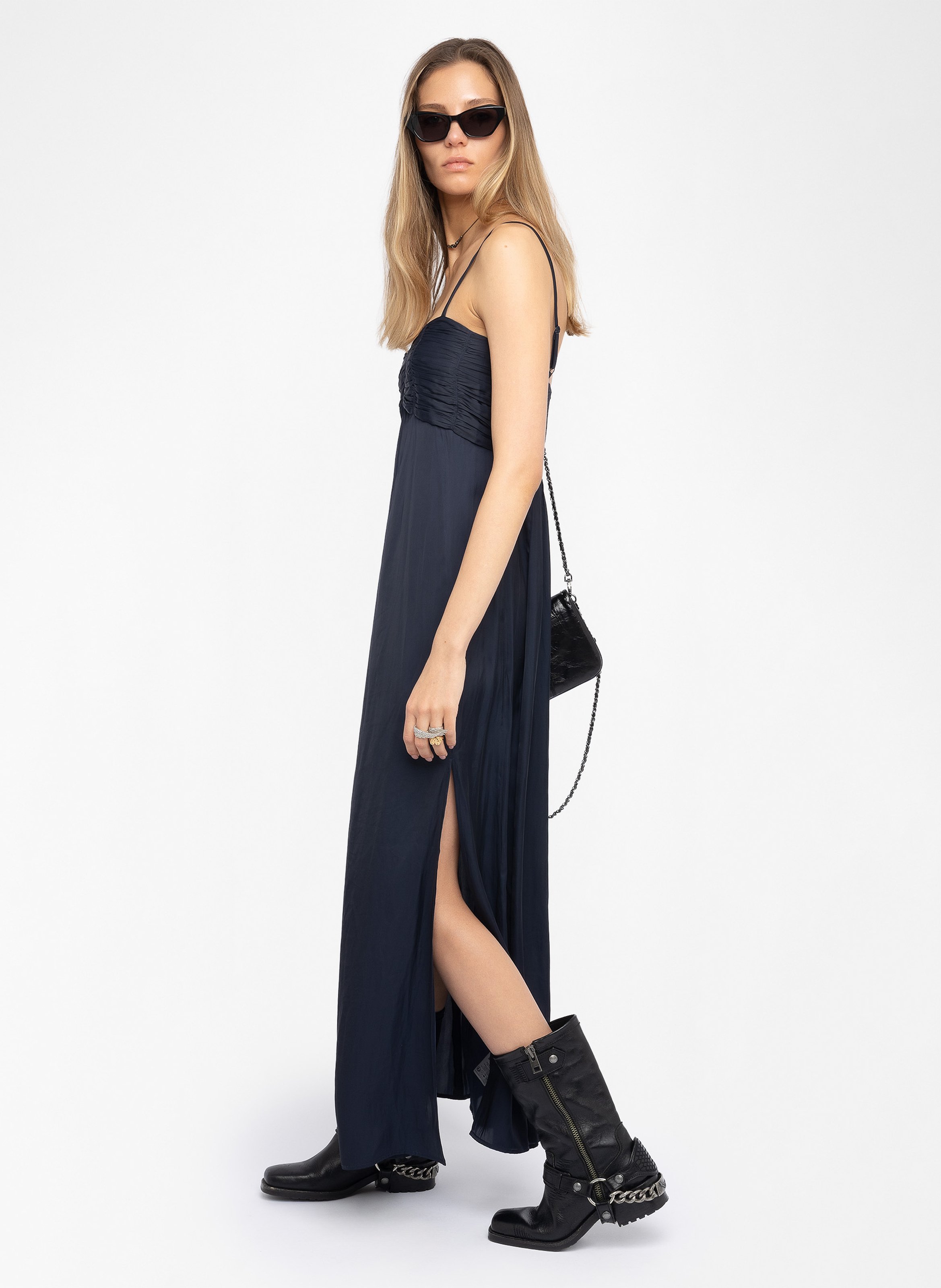 Robe longue ample fluide ZADIG&VOLTAIRE Bleu