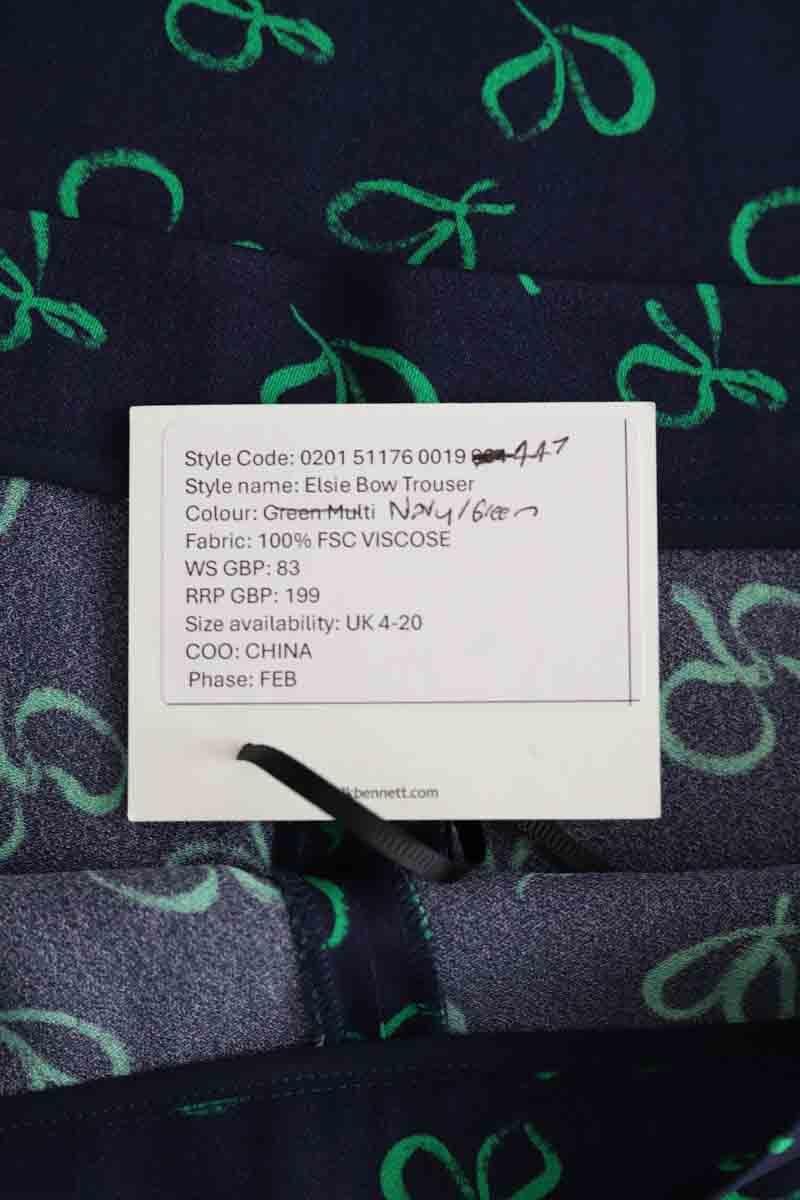 Wide trousers LK BENNETT - Seconde Main Blue