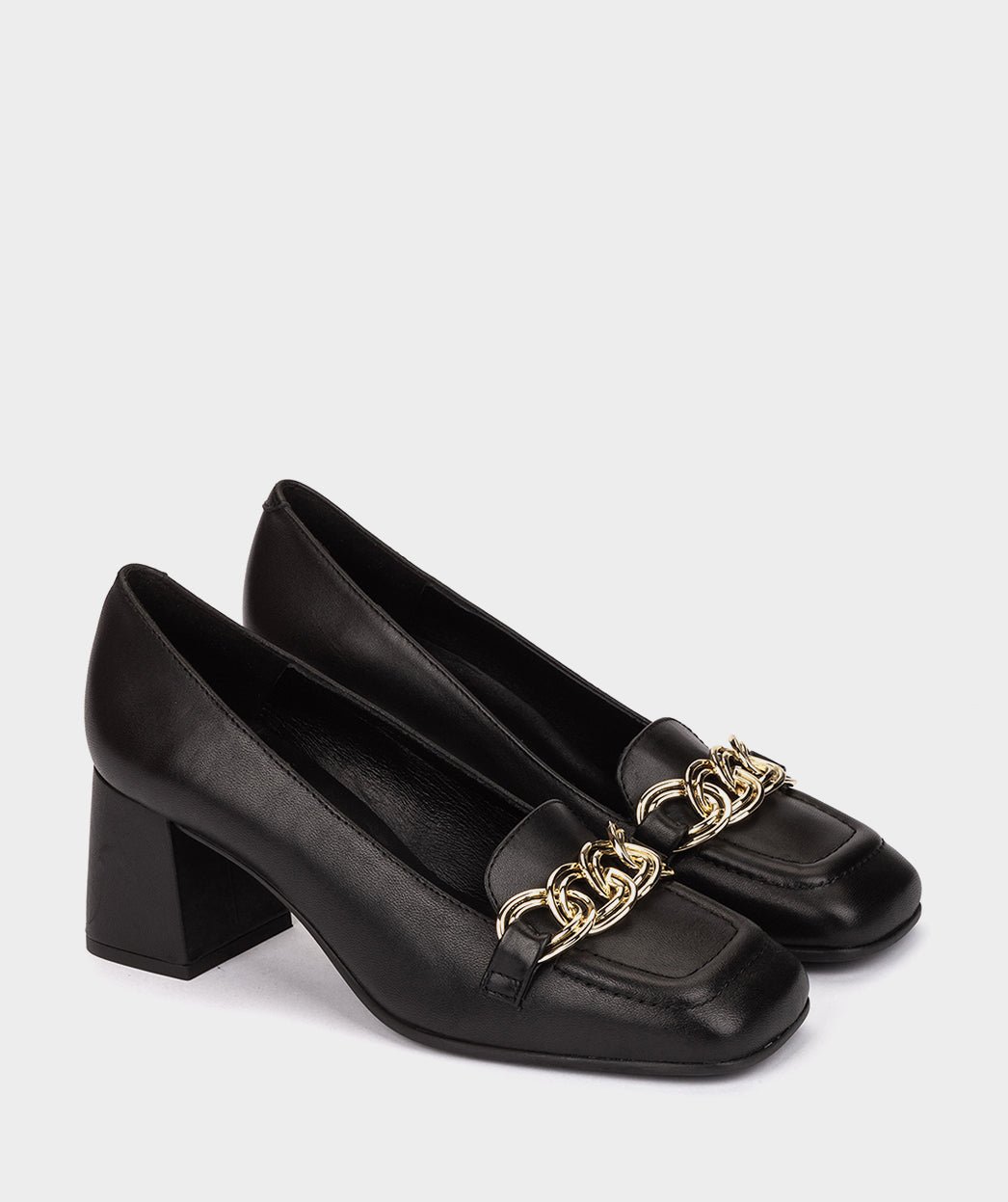 Black leather pumps PEDRO MIRALLES Black
