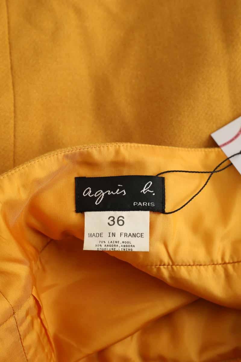 Mini skirt AGNES B. - Seconde Main Yellow