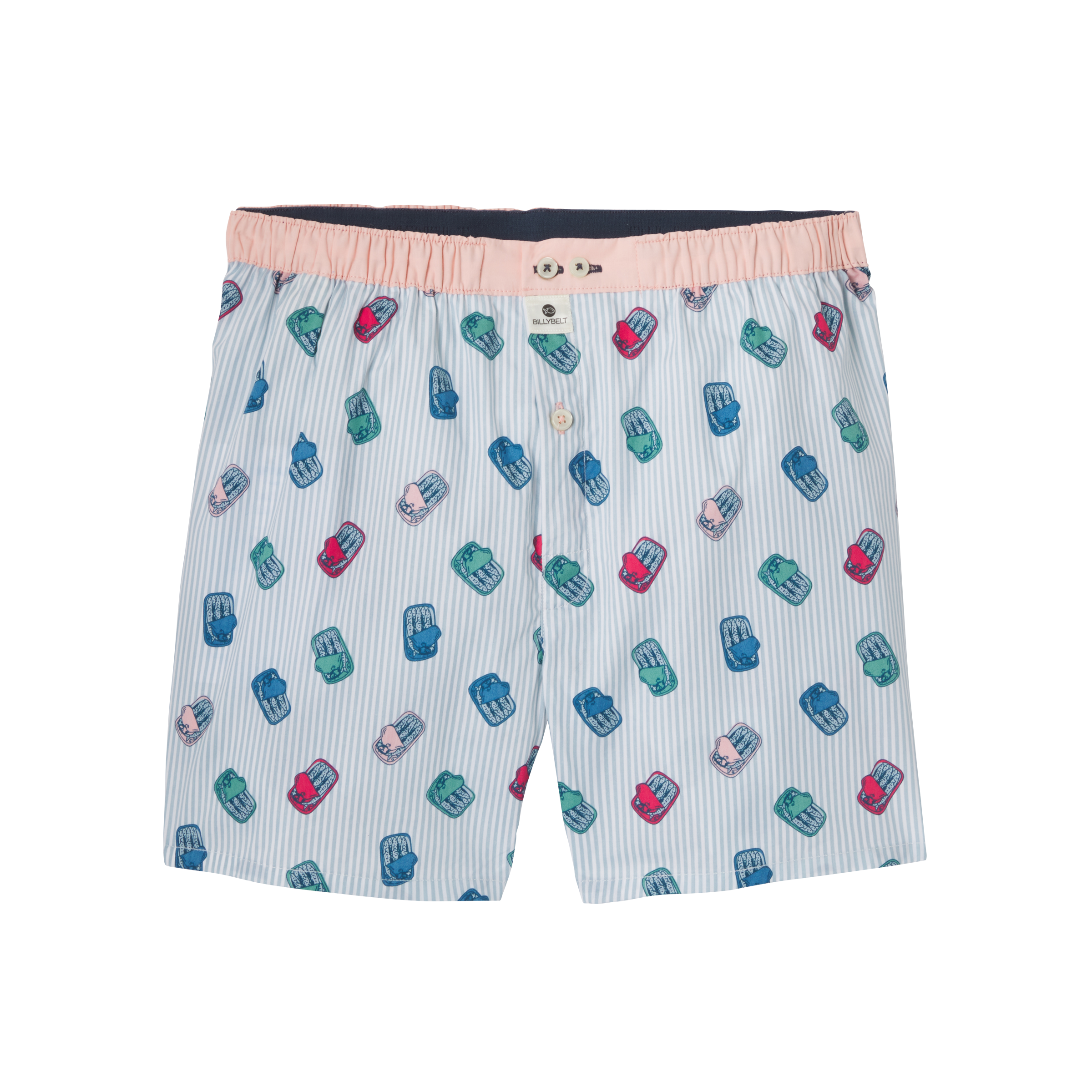 Organic cotton boxer shorts BILLYBELT Blue