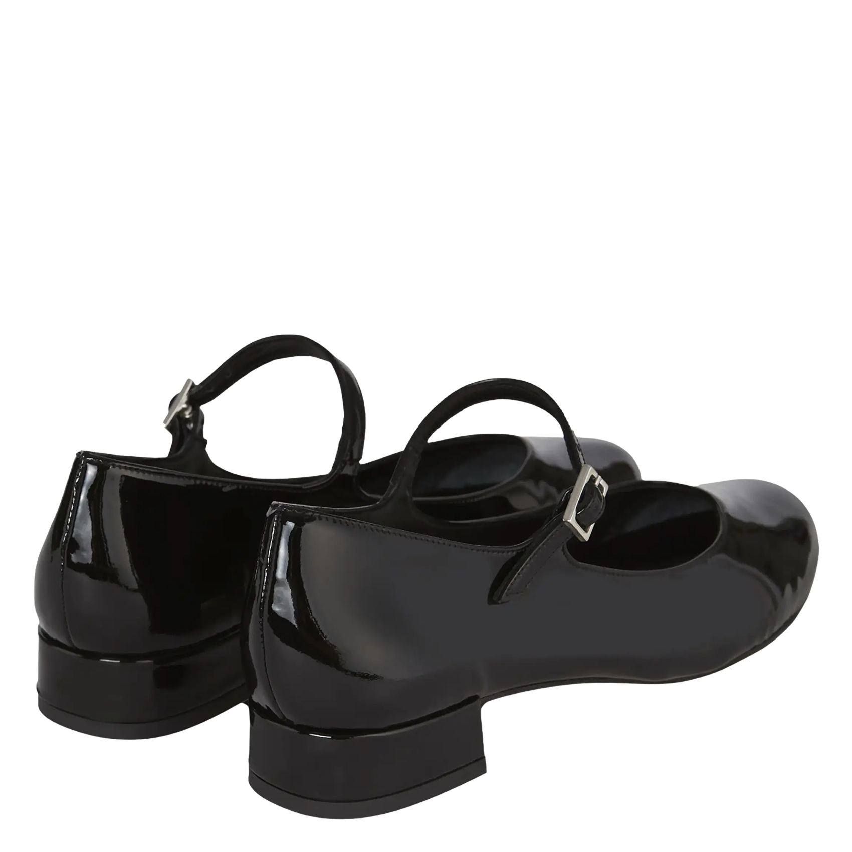 Ballerines en cuir AUGUSTA Noir