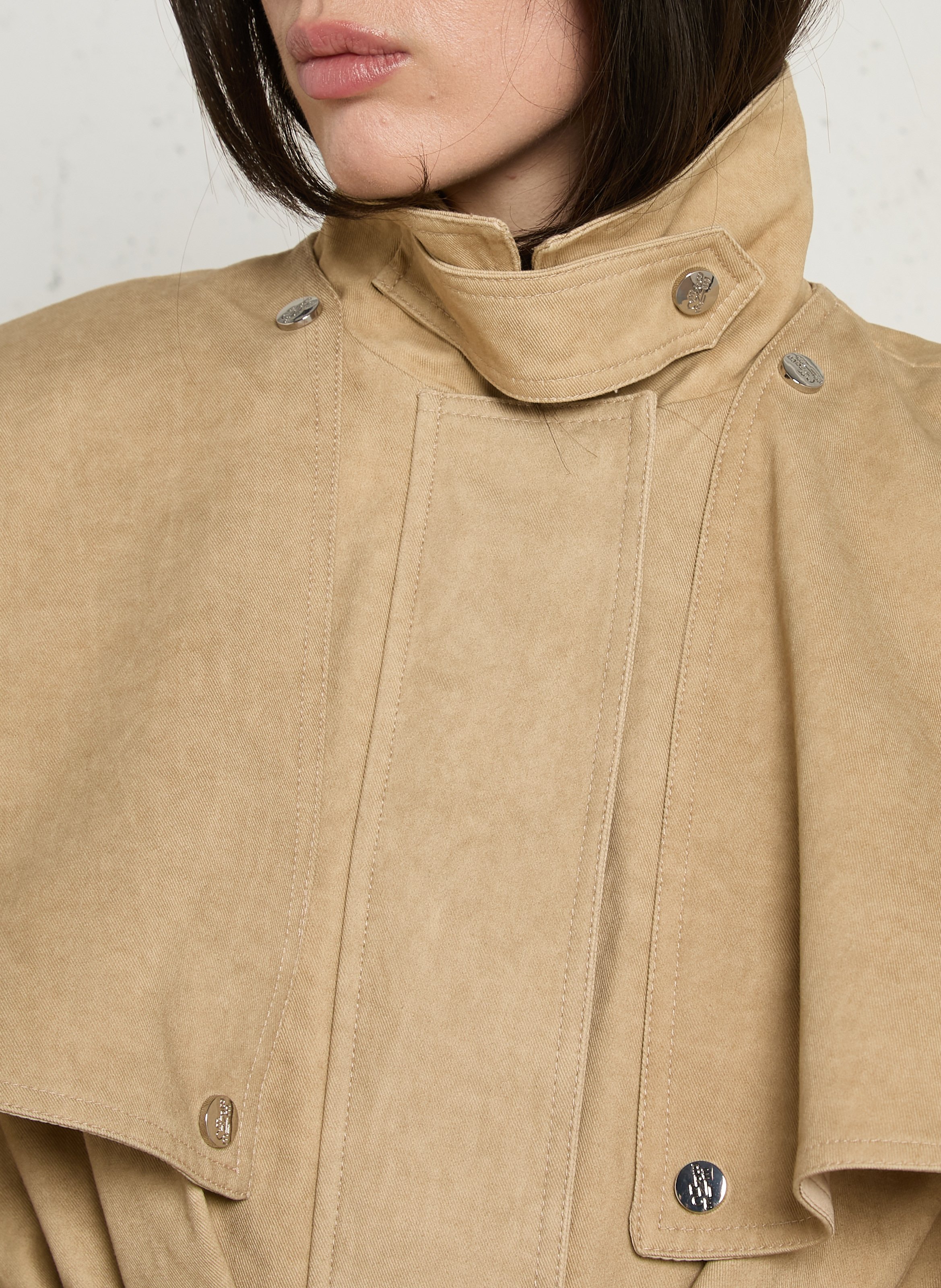 Trenchcoat met klassieke kraag BERENICE Beige