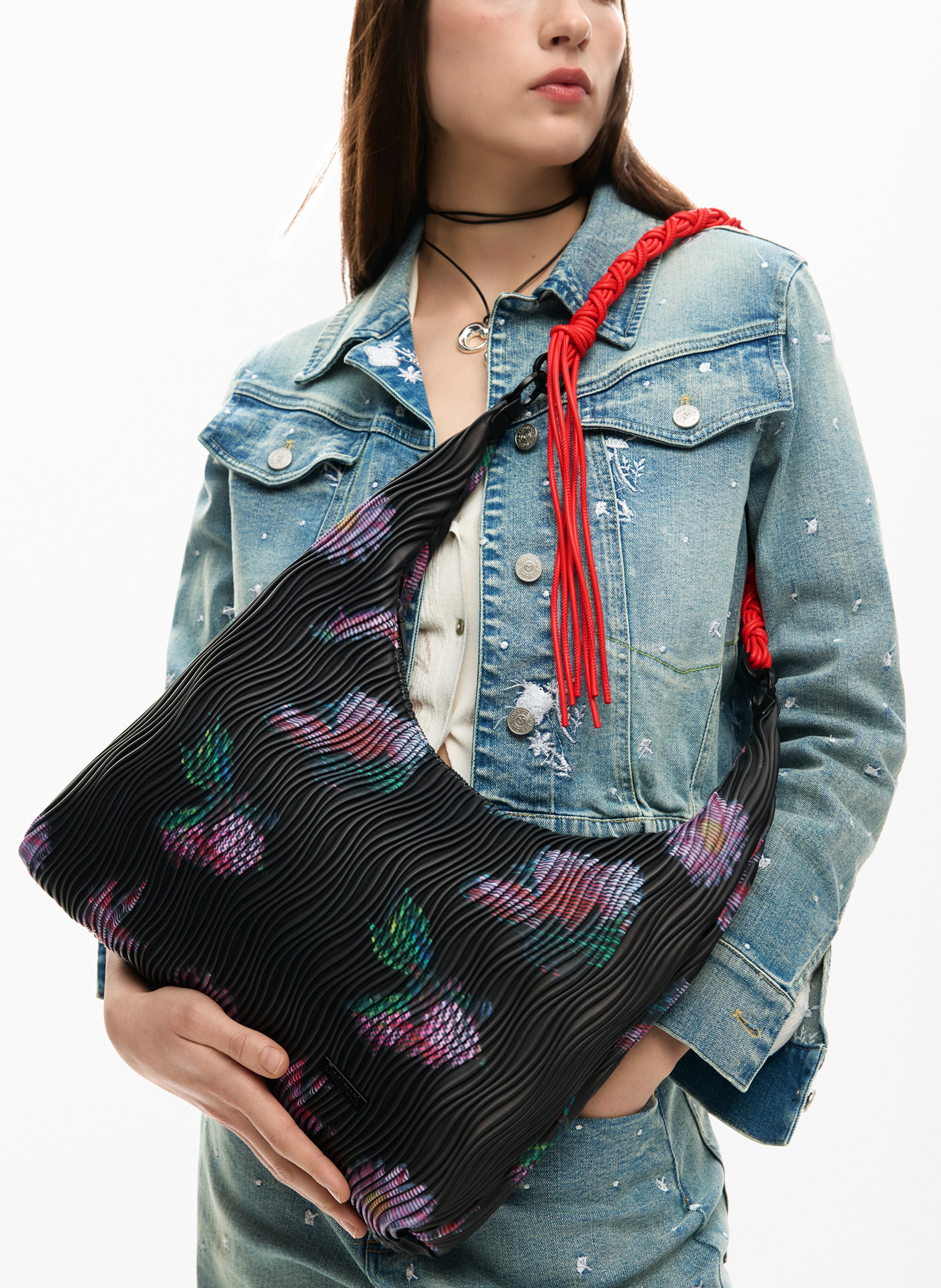 Sac porté épaule DESIGUAL Noir