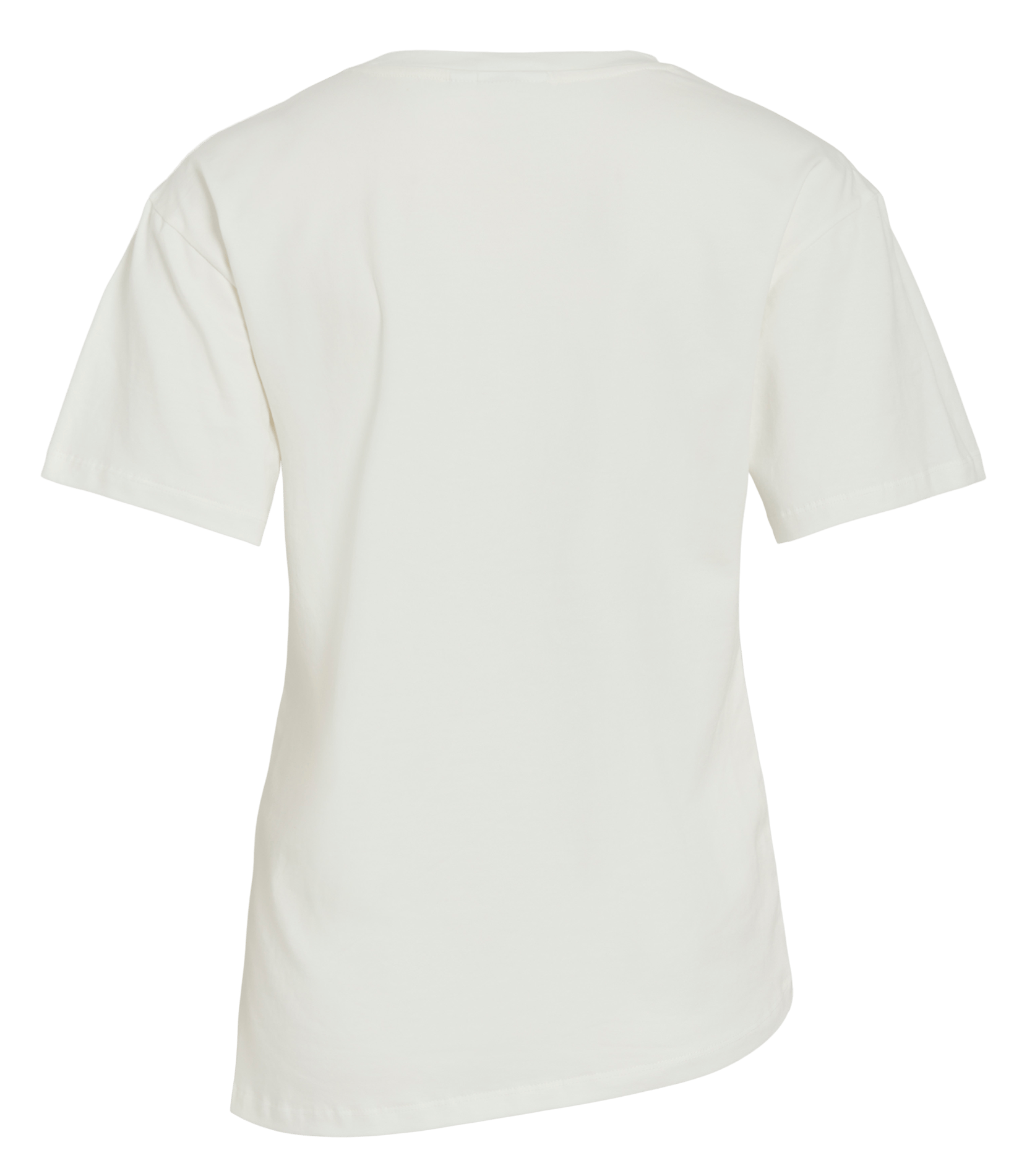 Top cintré manches courtes uni VILA Blanc