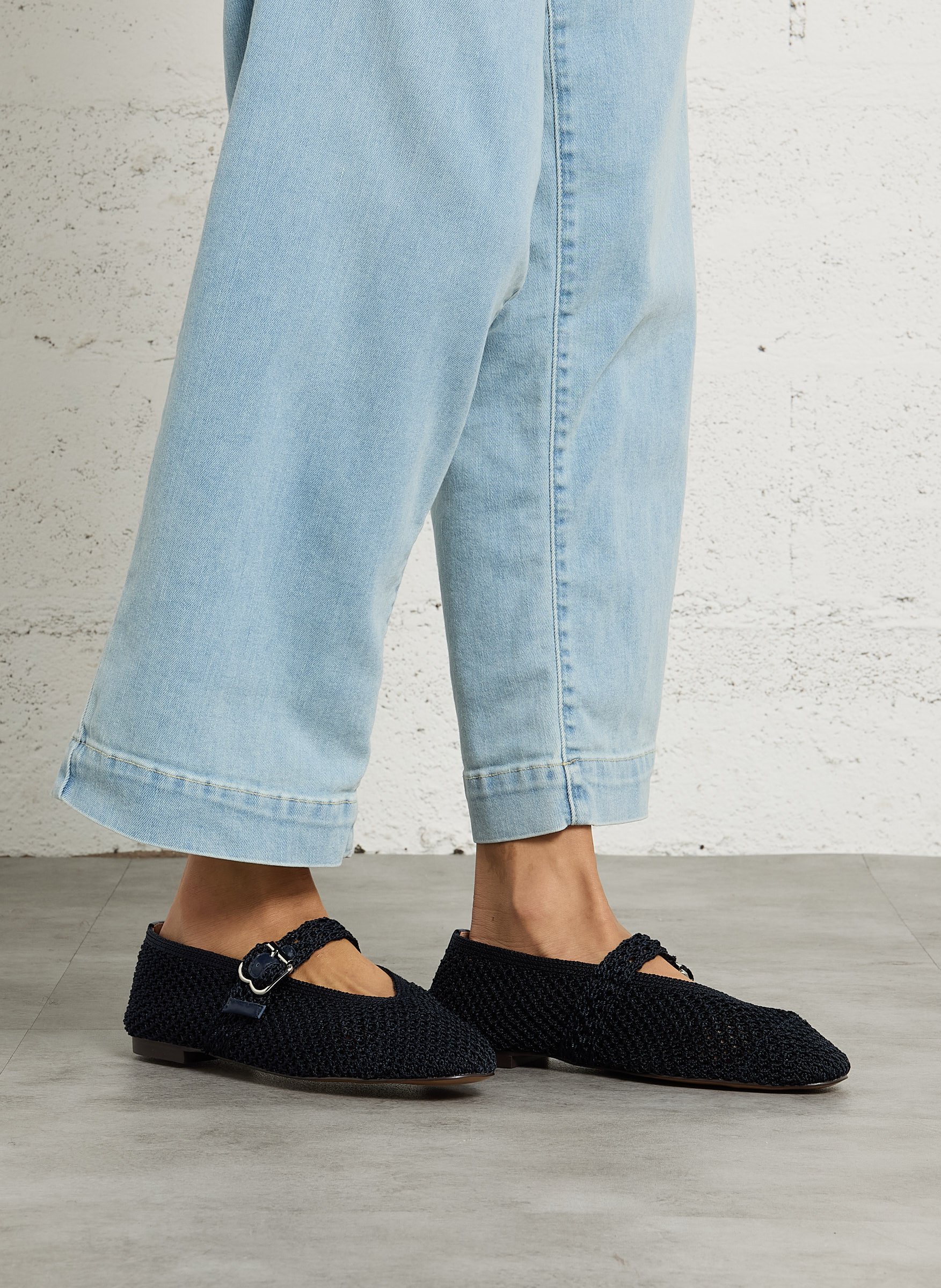 Mesh ballet flats BIBI LOU Blue