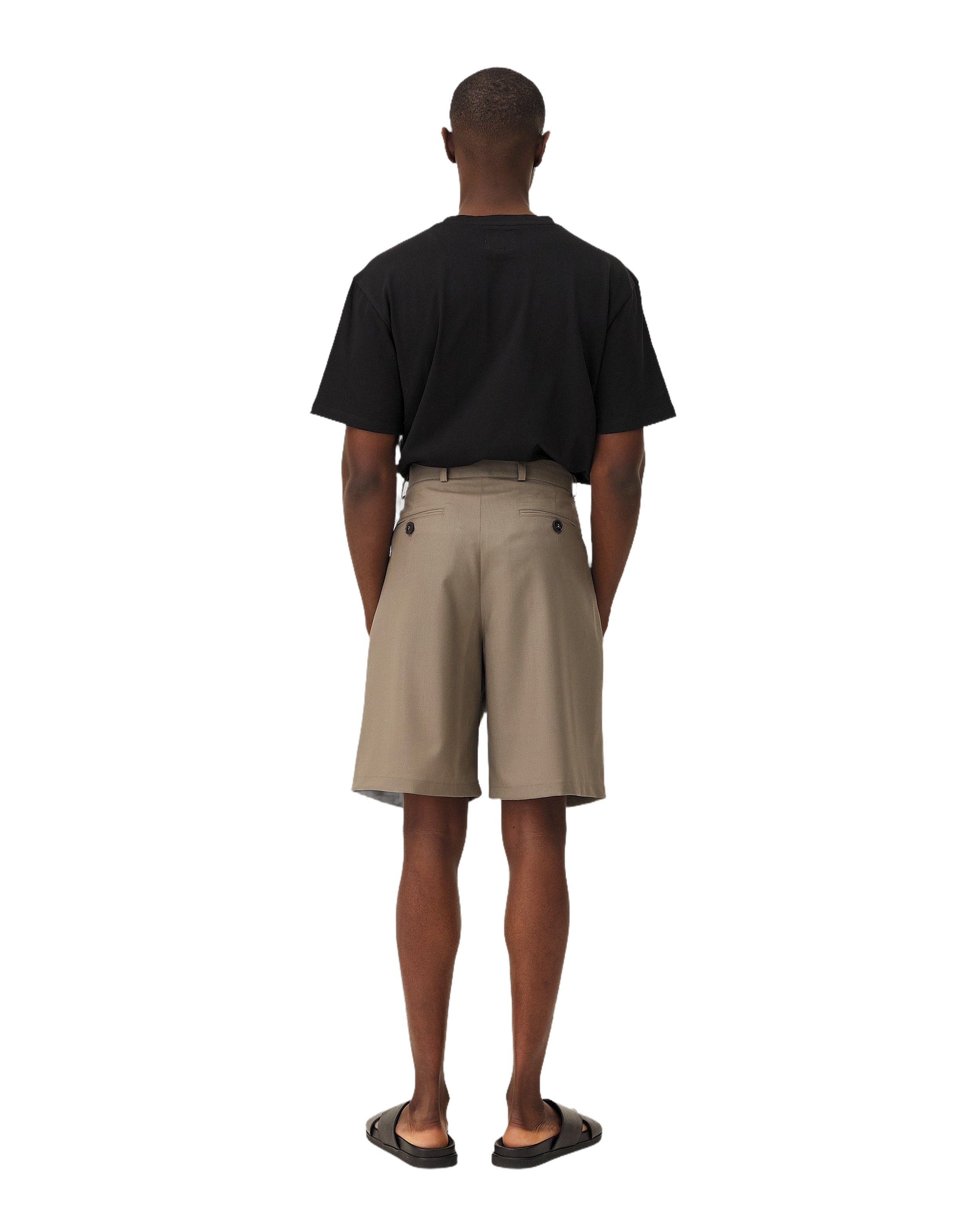 Pleated shorts COMO STONE Noyoco Grey