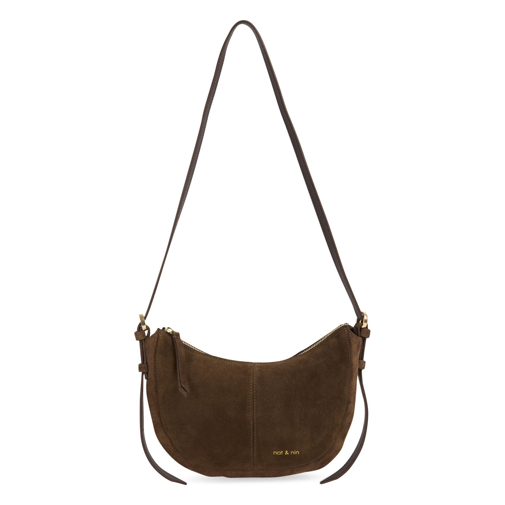 Handtasche aus Veloursleder NAT & NIN