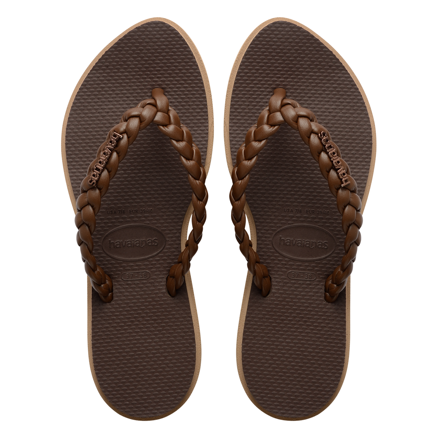 Sandales à plateforme HAVAIANAS Doré