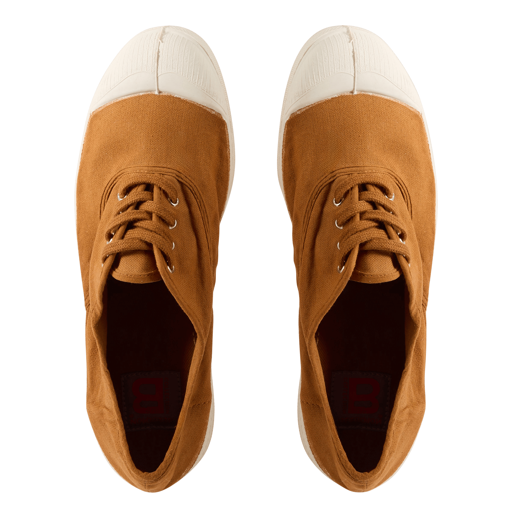 Lage, katoenen sneakers BENSIMON Geel