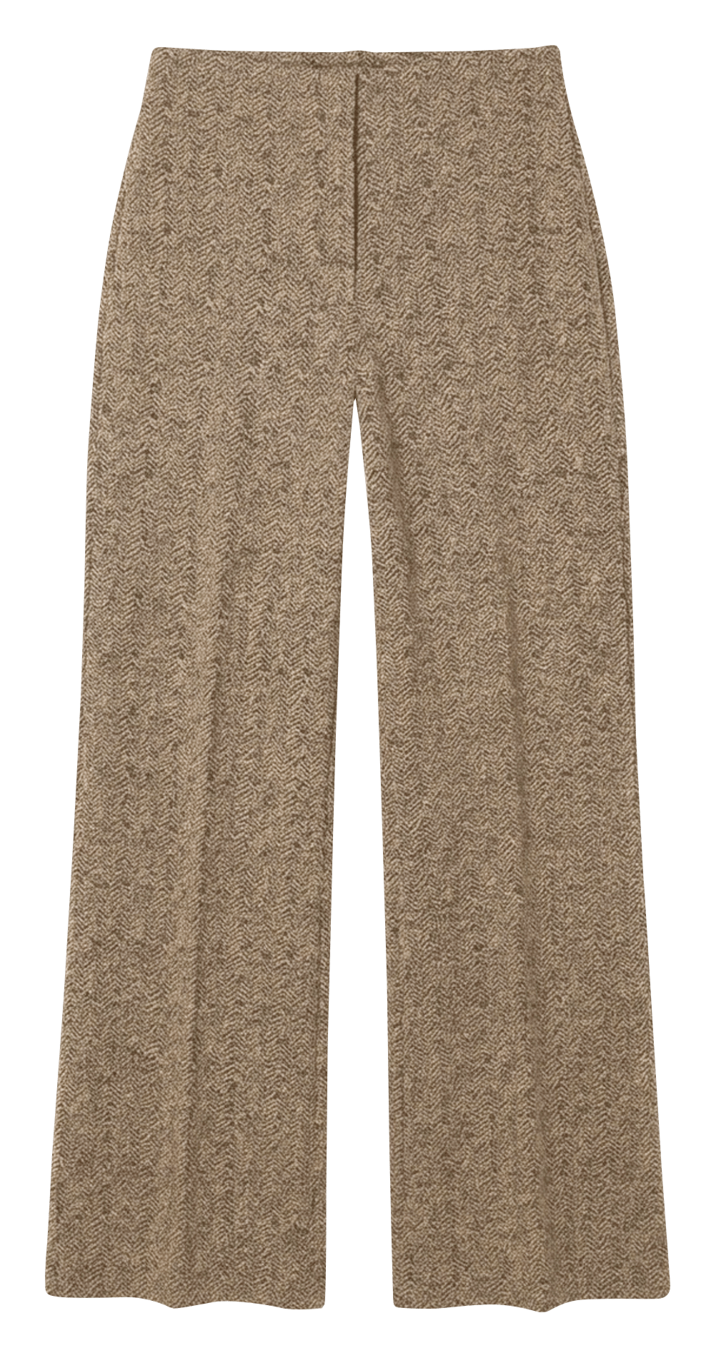 High-waisted wide-leg pants INDI & COLD Brown
