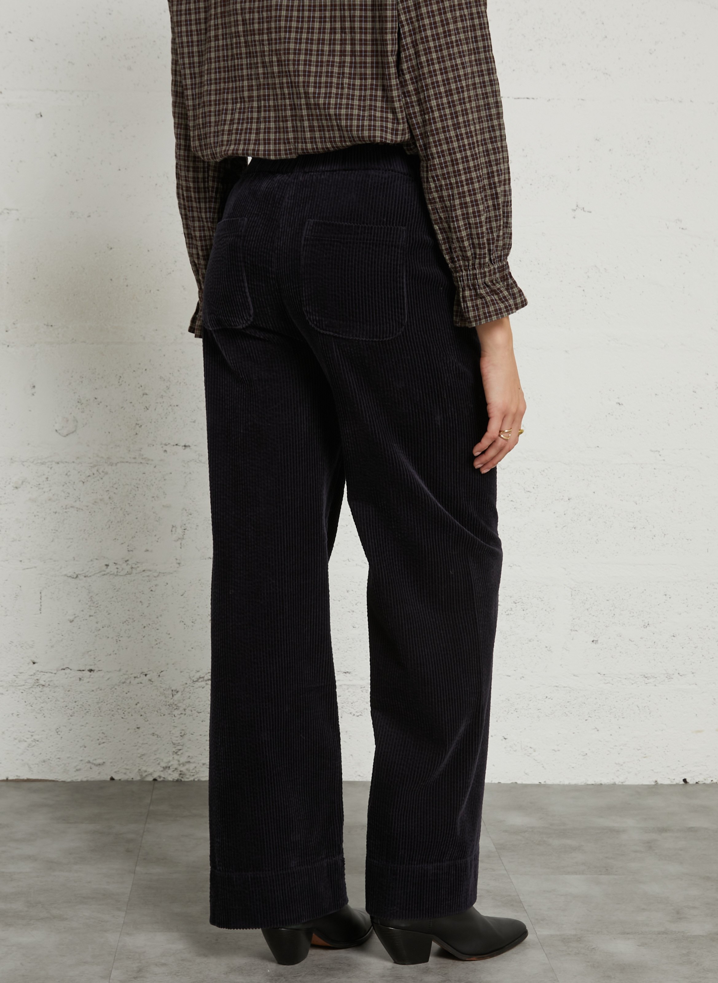 Wide-leg corduroy pants JC SOPHIE Blue
