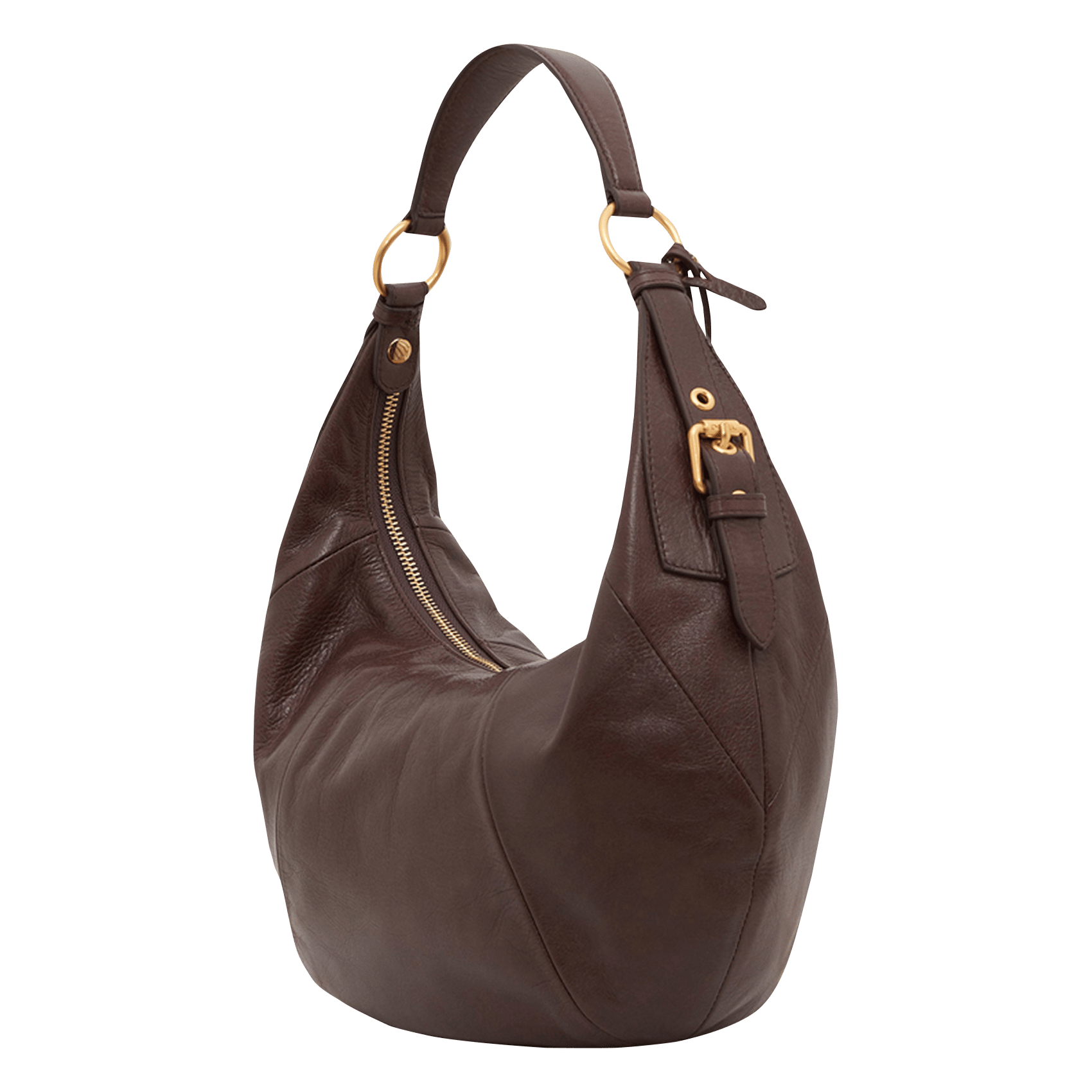 Sac porté épaule en cuir de vachette GERARD DAREL Marron