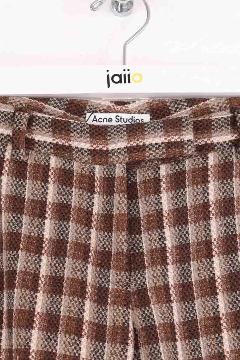 Straight-leg pants ACNE STUDIOS - Seconde Main Brown