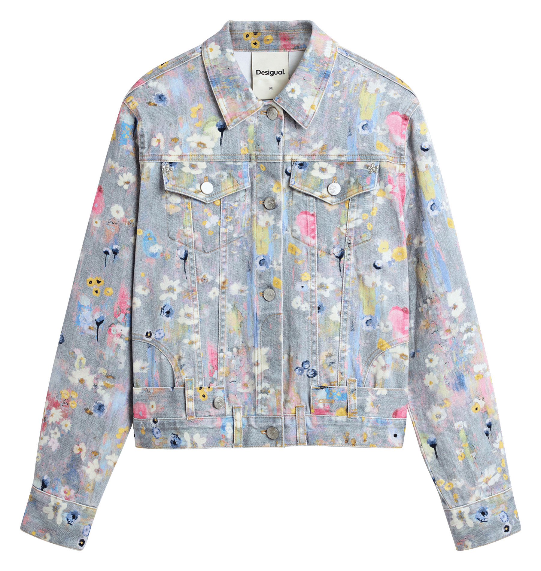 Veste col classique en coton mélangé DESIGUAL Schwarz
