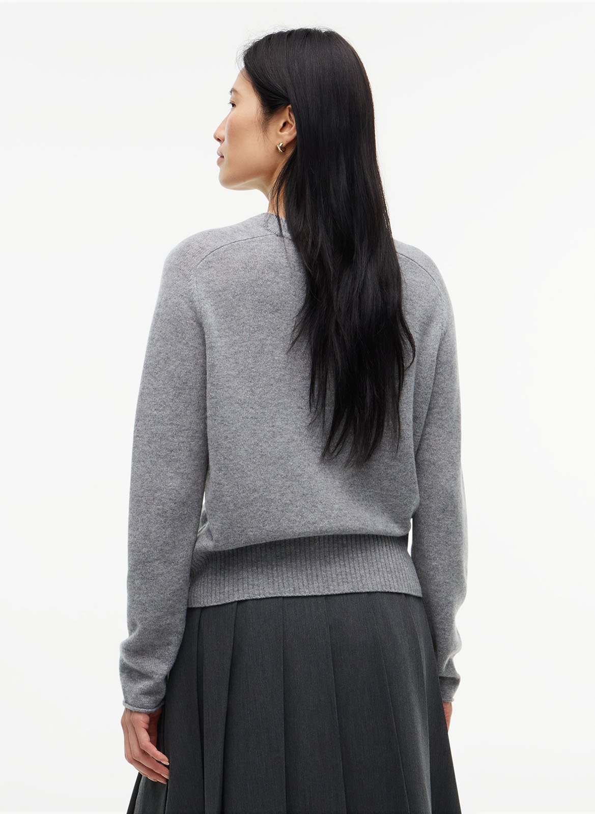 Straight wool sweater TOMMY HILFIGER Grey