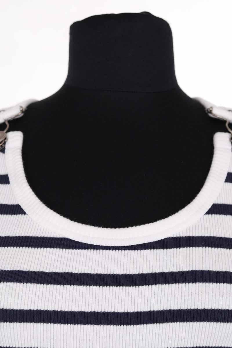 Azawood sleeveless top JEAN PAUL GAULTIER - SECONDE MAIN Blue