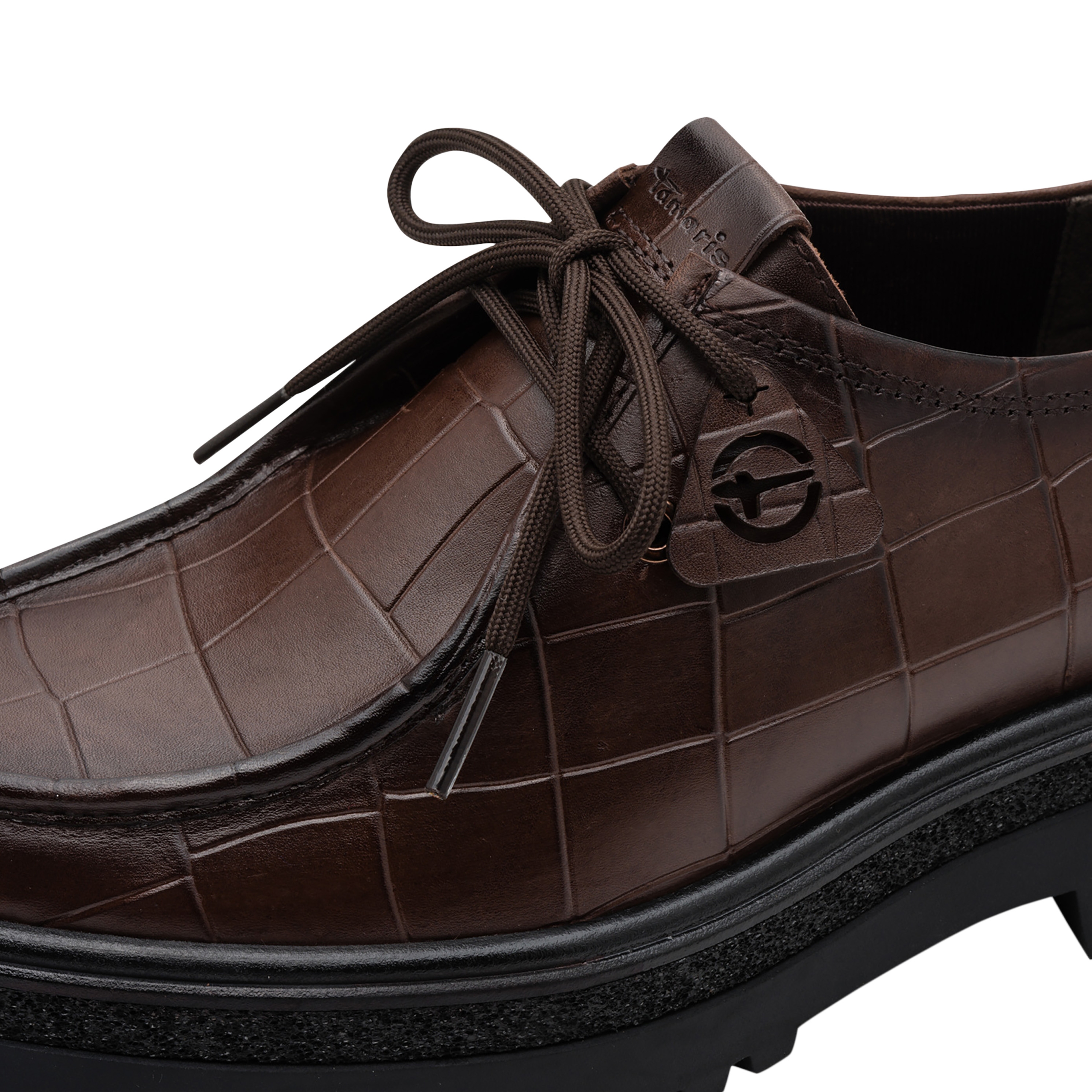 Leather moccasins | Brown TAMARIS Women