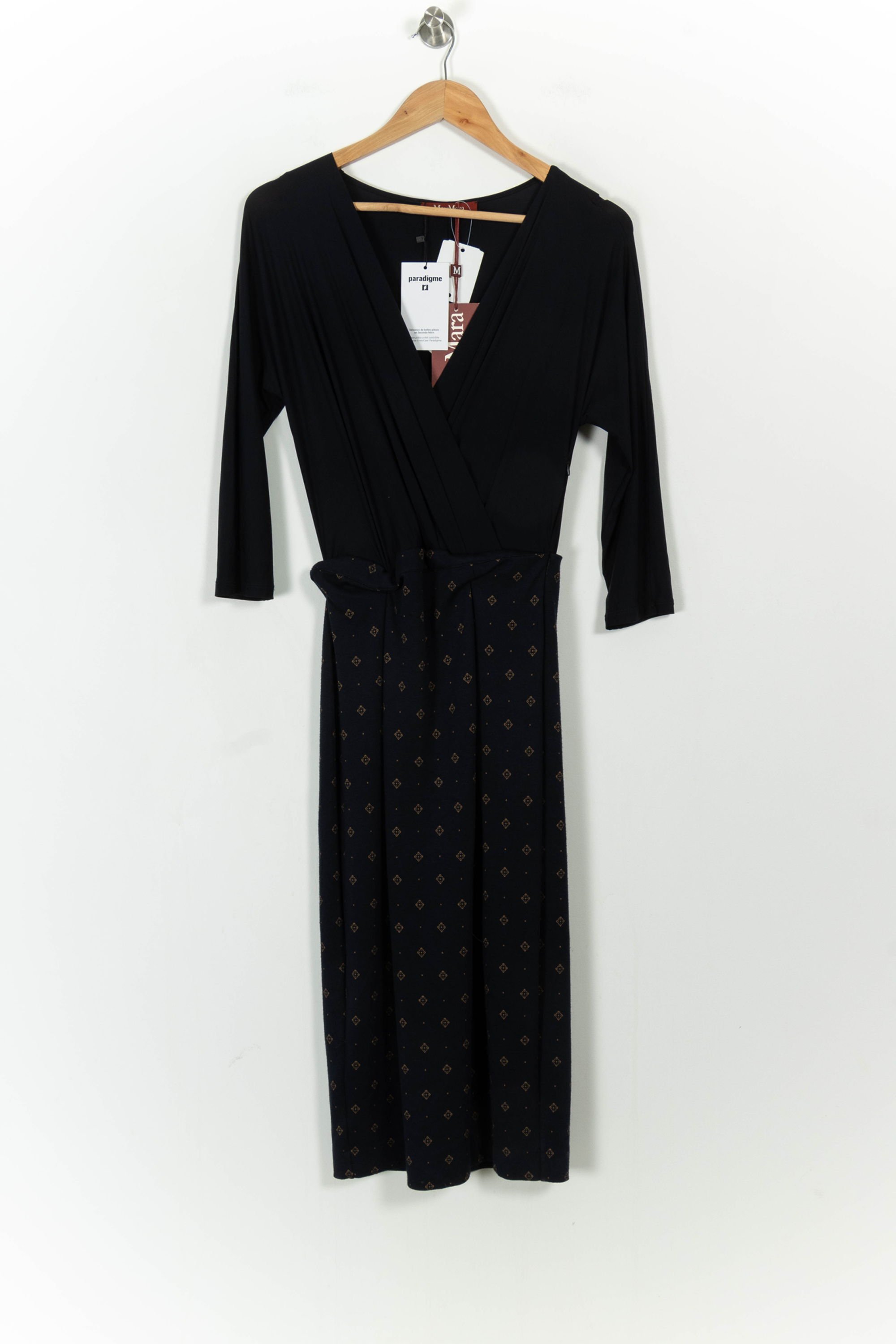 Robe longue MAX MARA - Seconde Main Bleu