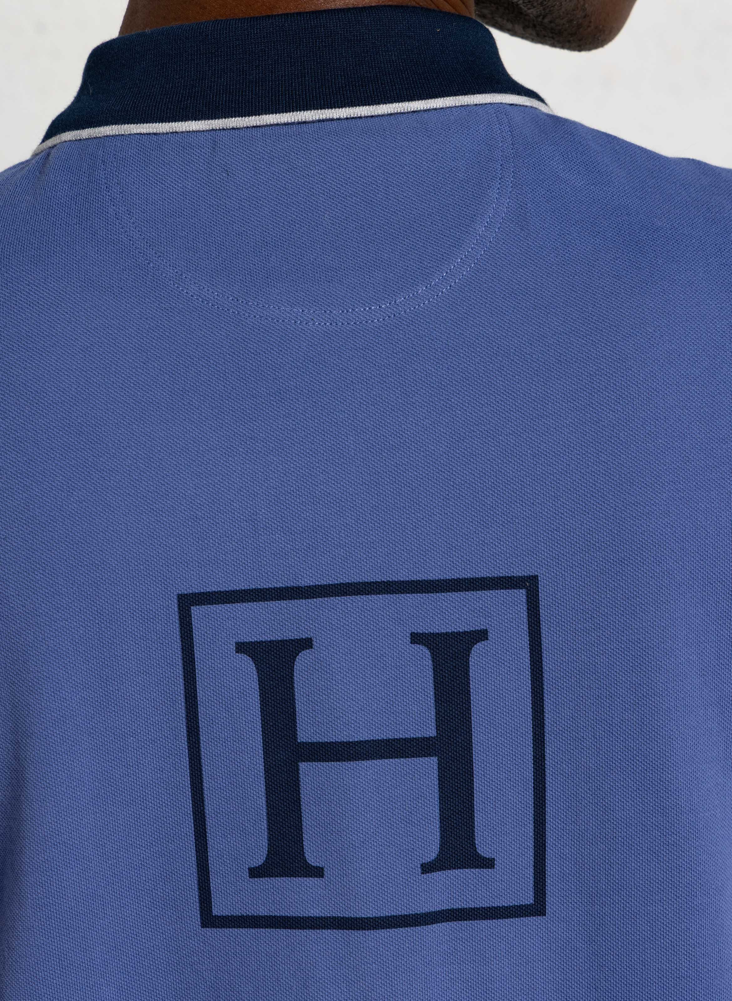 Polo en coton HACKETT Bleu