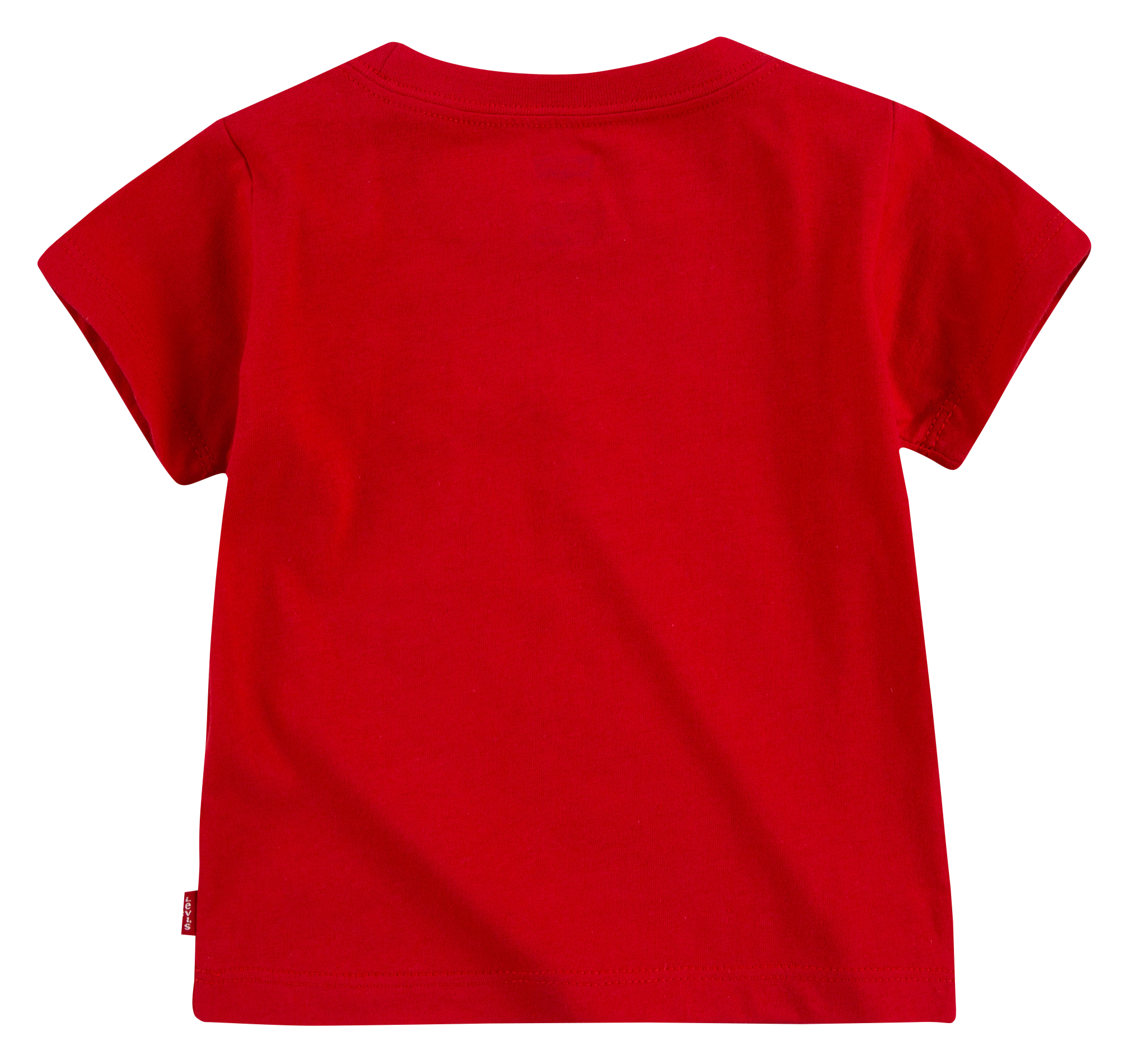 Tee-shirt col rond imprimé en coton mélangé LEVI'S KIDS Rouge
