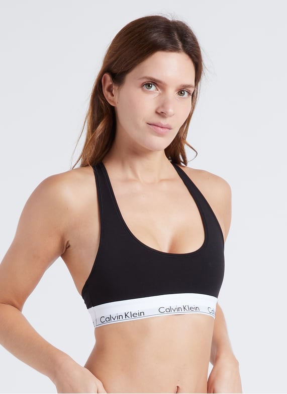 Modern cotton cotton bra Black Calvin klein underwear Women