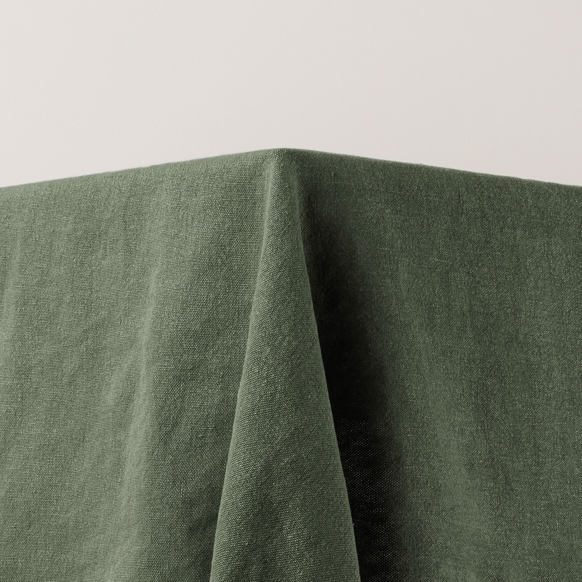 NINO - Rectangular linen tablecloth MADURA Green