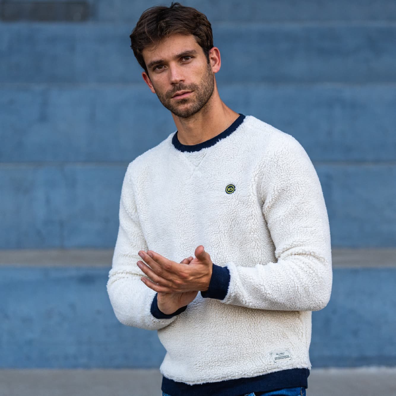 Sherpa pullover BILLYBELT Beige