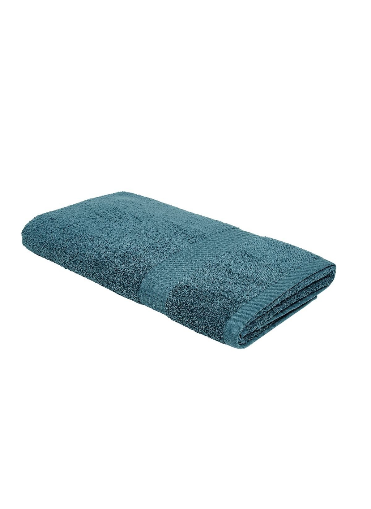 Plain cotton bath towel TODAY LINGE DE MAISON Blue