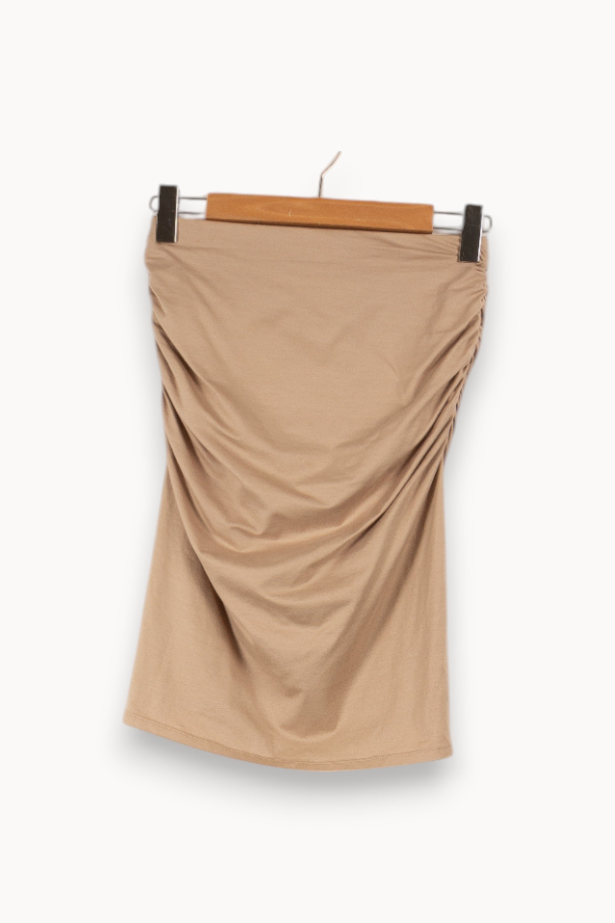 Short A-line skirt PAULE KA - Seconde main Beige
