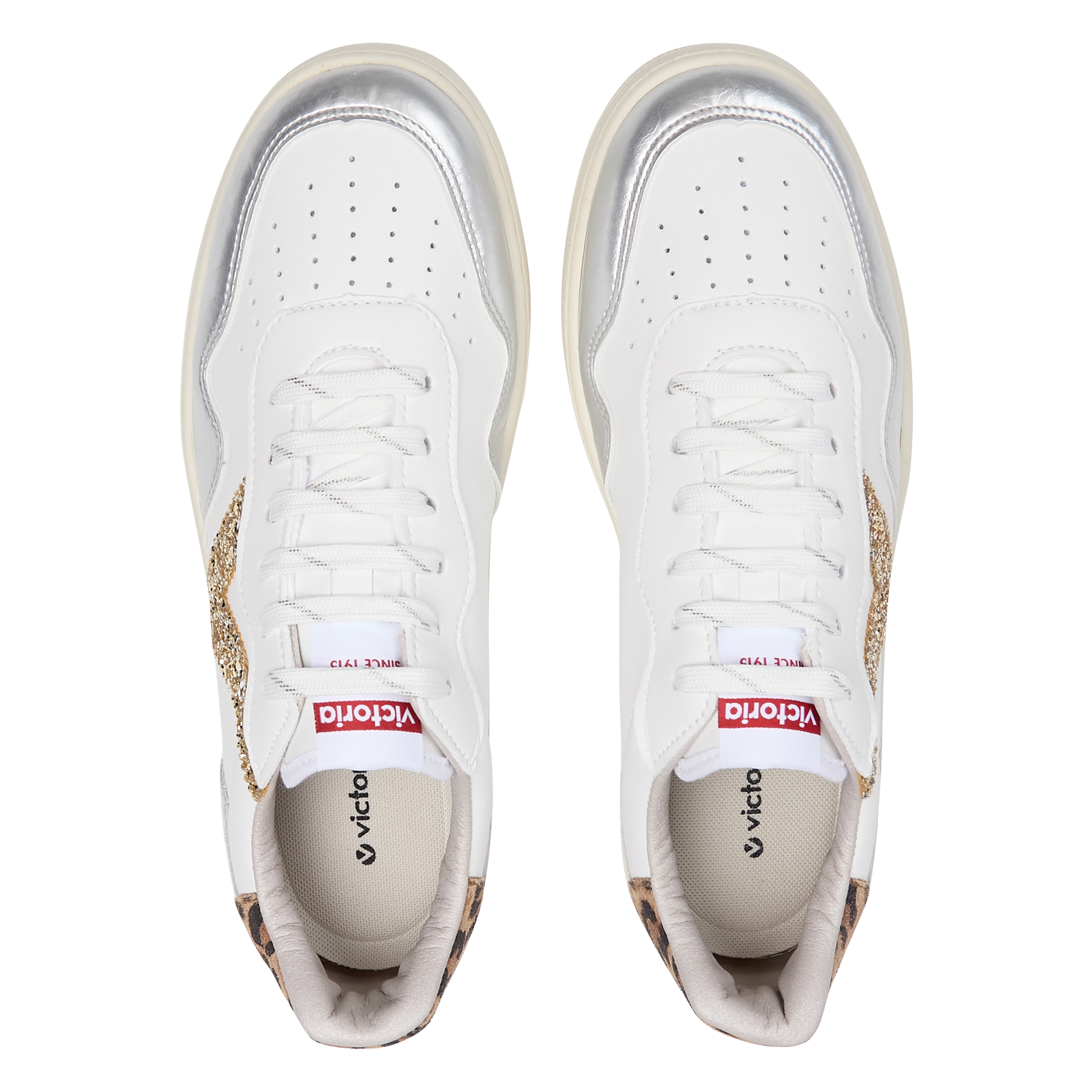 Baskets basses VICTORIA Argent