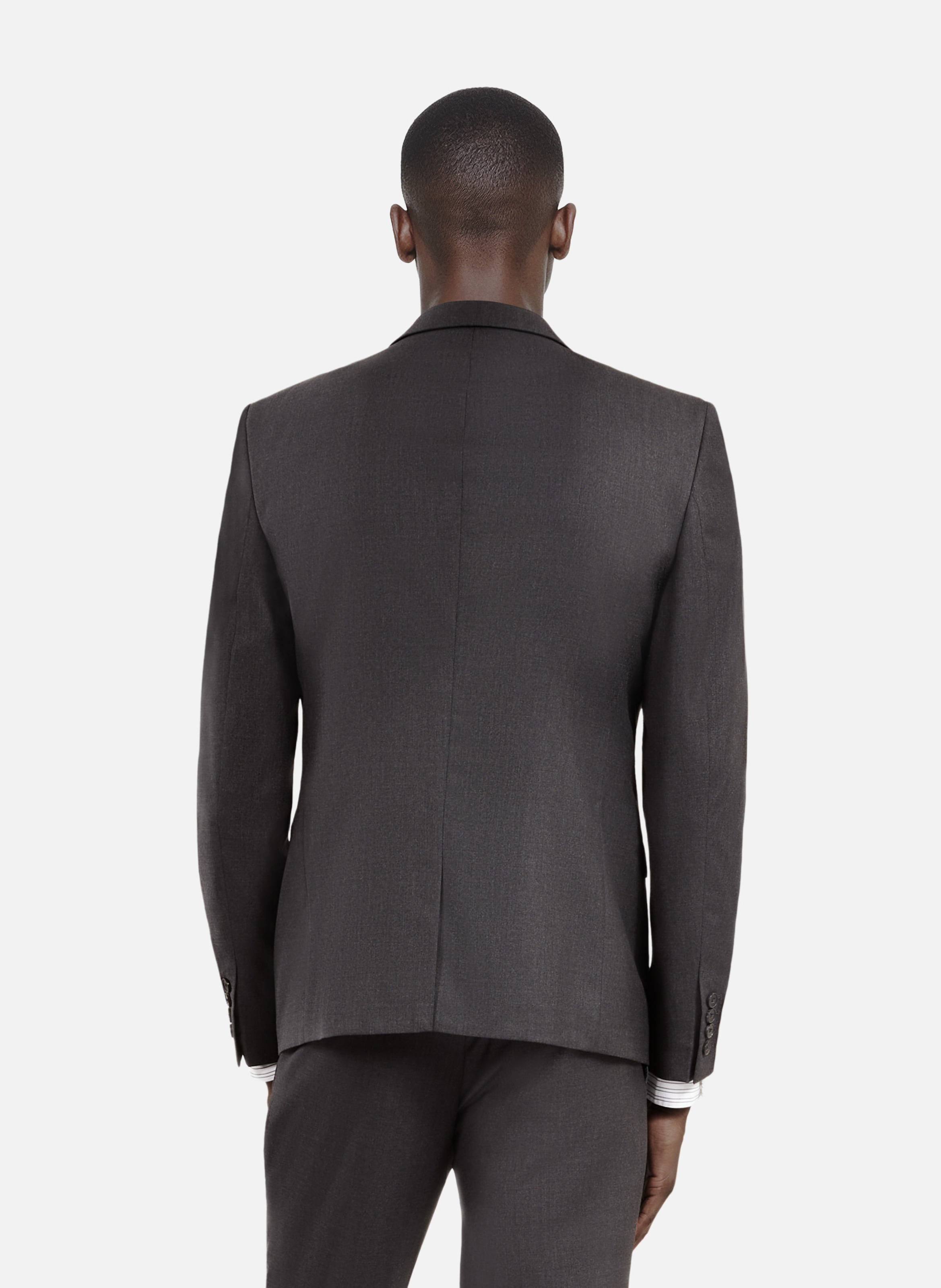 Tailored wool suit jacket with a slim fit THE KOOPLES Grey