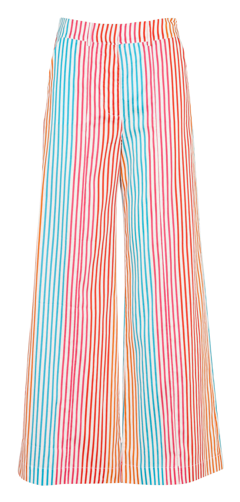 High-waisted wide-leg striped pants THE LABEL EDITION Multicolored