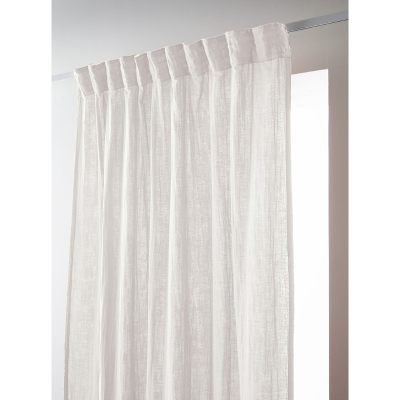 Blackout and Thermal Curtains L'EFFET PAPILLON White