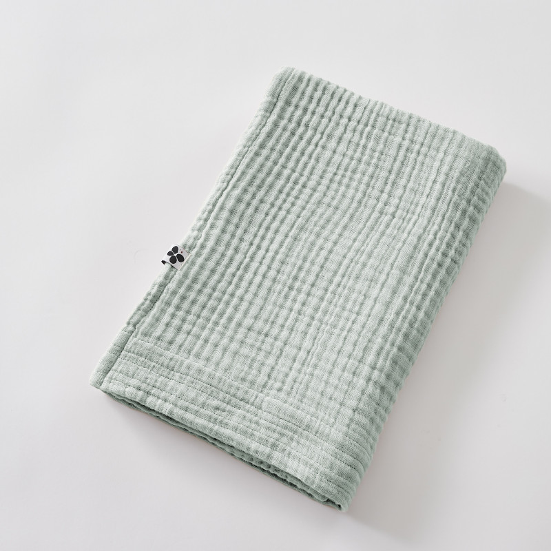 Cotton gauze solid color bath towel 50 x 90 cm Gaia L'EFFET PAPILLON