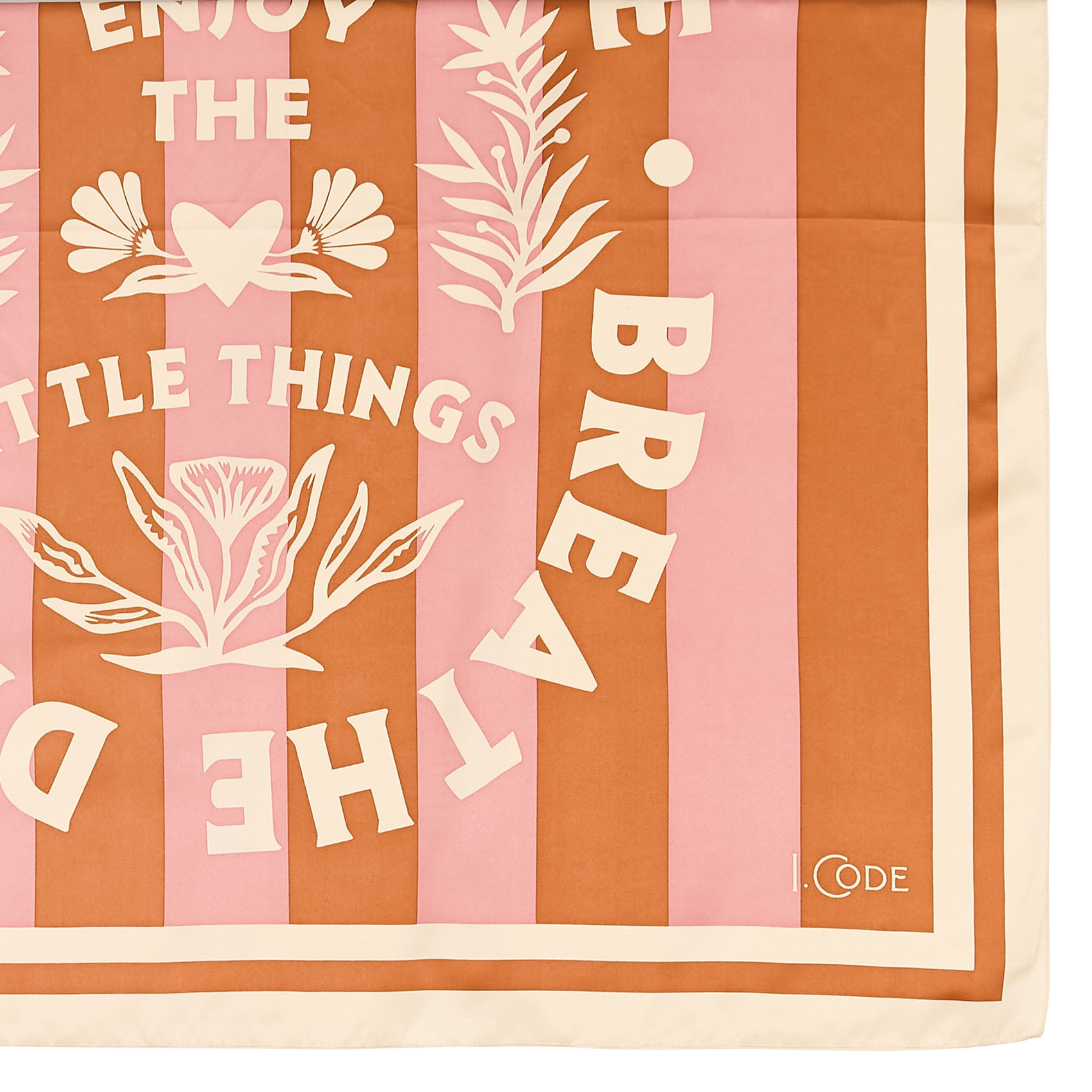 Foulard imprimé I CODE Rouge