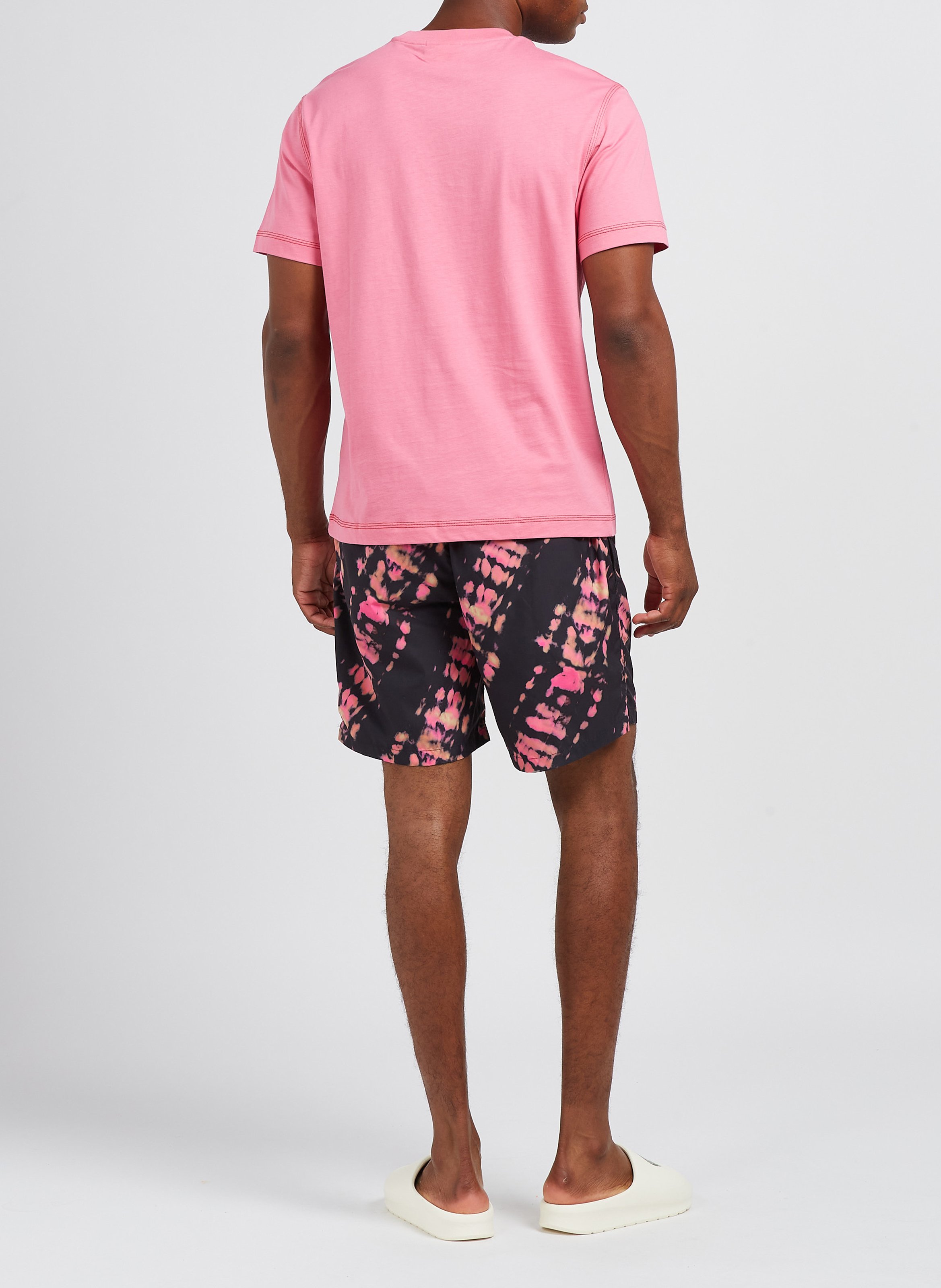 Zwemshort met tie-dyeprint SCOTCH AND SODA Zwart