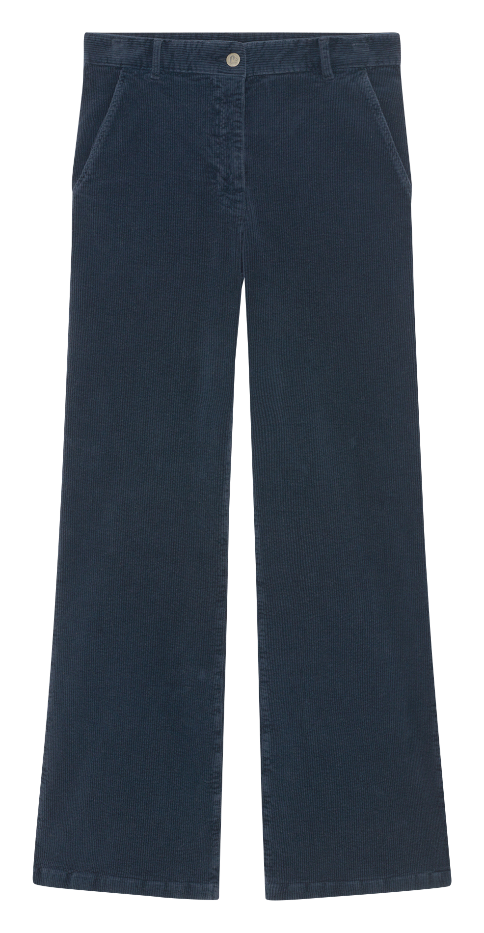 Broek met wijd uitlopende pijpen | katoenblend PABLO Blauw