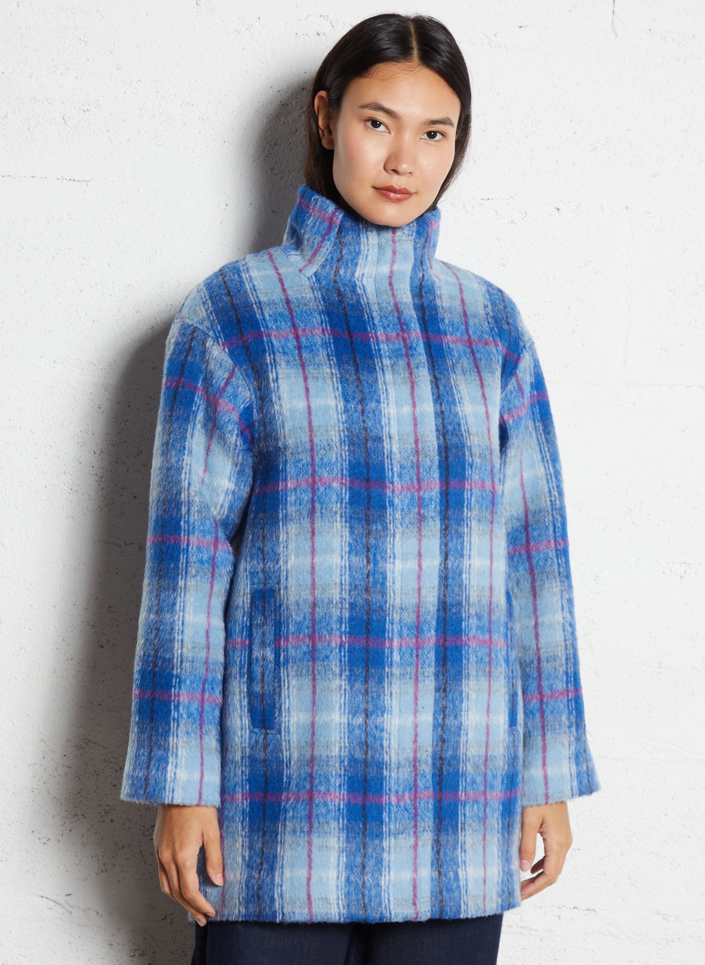 Manteau  col montant ONE STEP Bleu