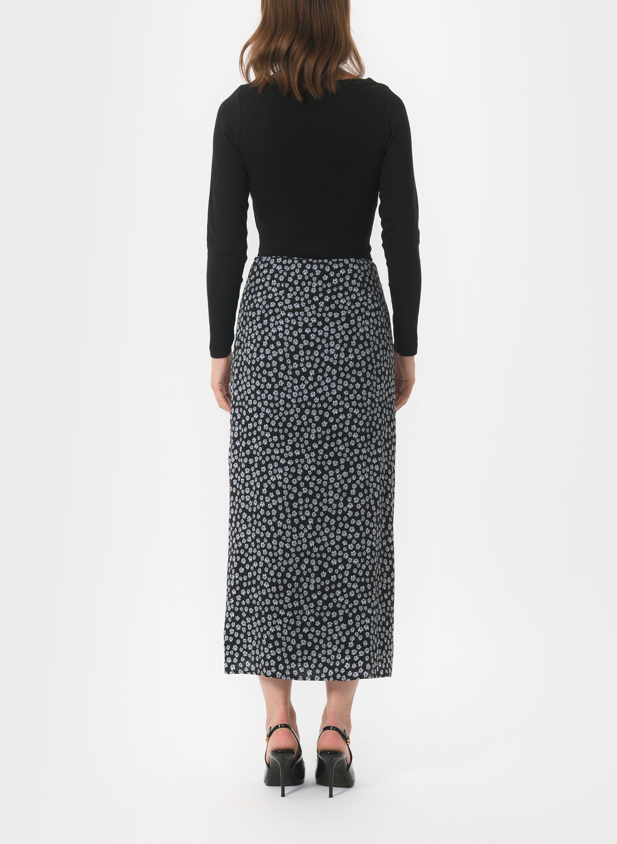 Korte rok met print KOOKAI Zwart