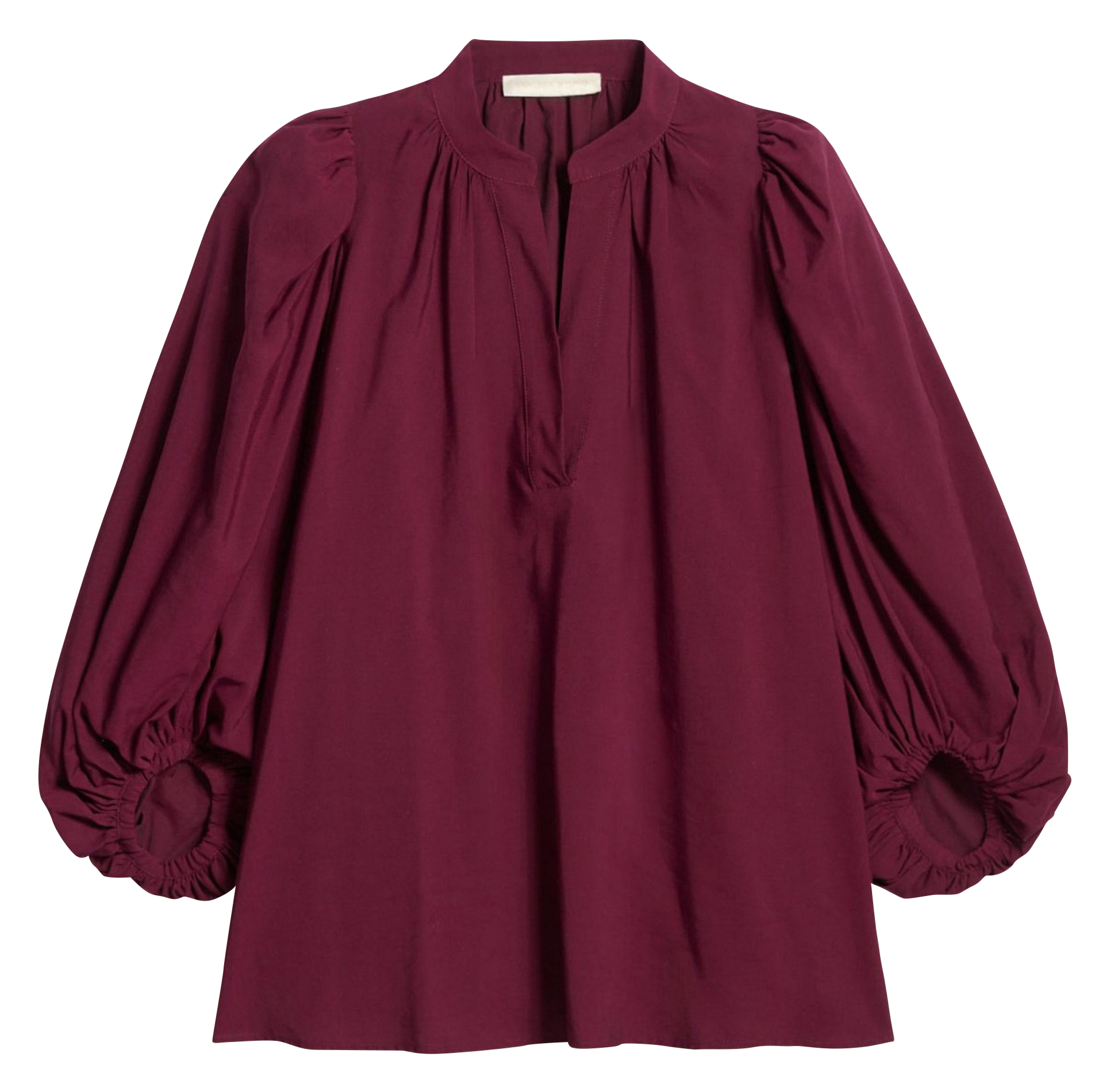 Oversized blouse with Tunisian collar VANESSA BRUNO Purple