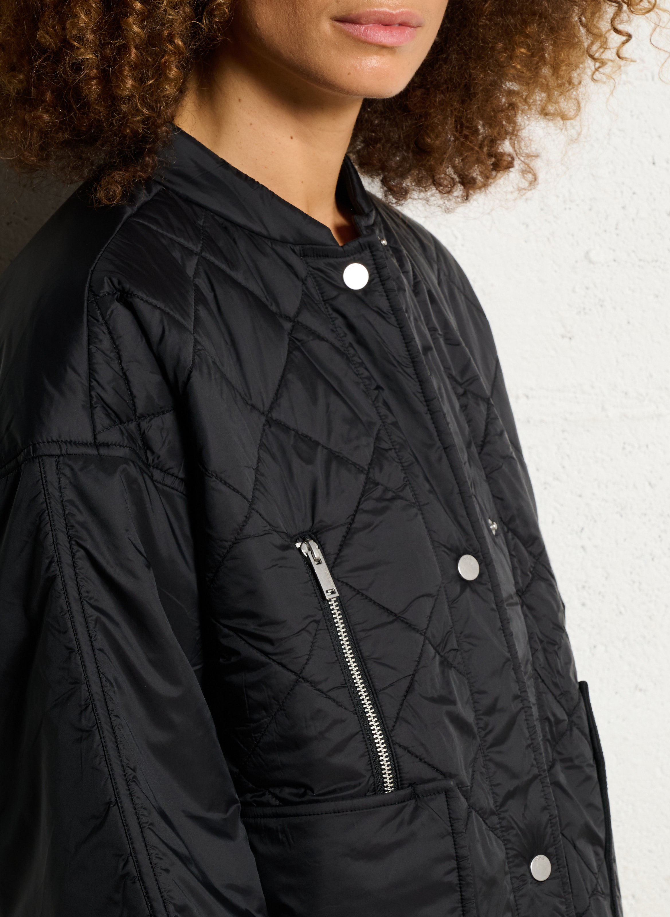 Veste oversize matelassée IKKS Noir
